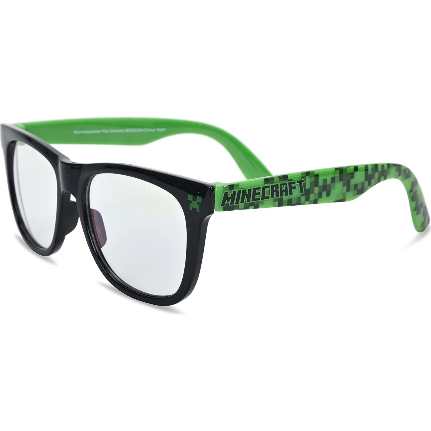 Gafas bloqueadoras de luz azul Minecraft con estuche y limpiador