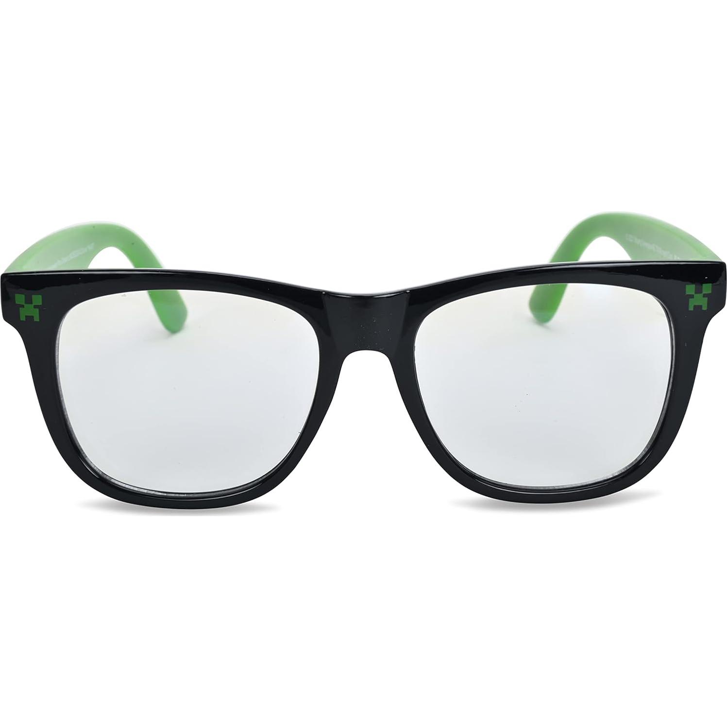 Gafas bloqueadoras de luz azul Minecraft con estuche y limpiador