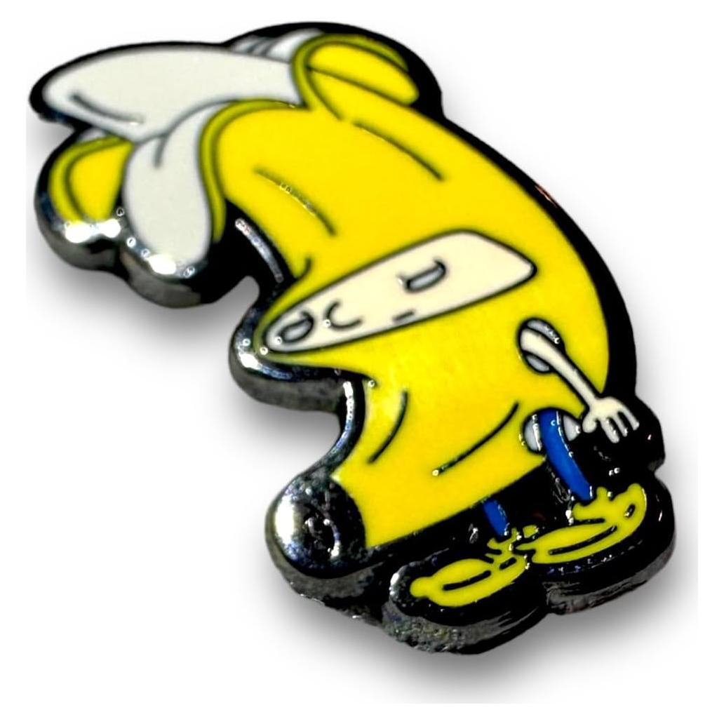 Pines de Esmalte Metálico Arnold y Amigos - Plátano