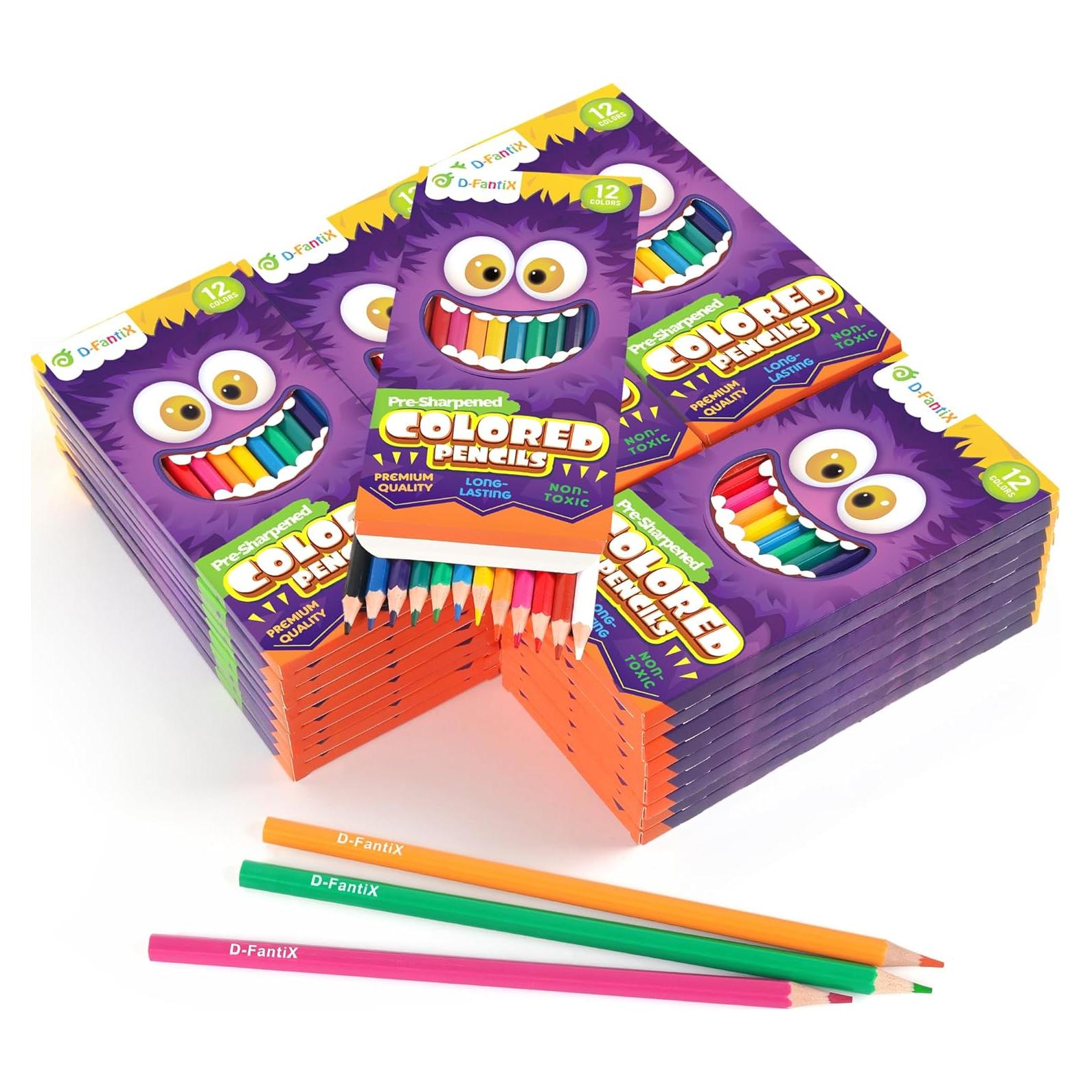 Lápices de Colores D-FantiX 432 Unidades Pre-Afilados