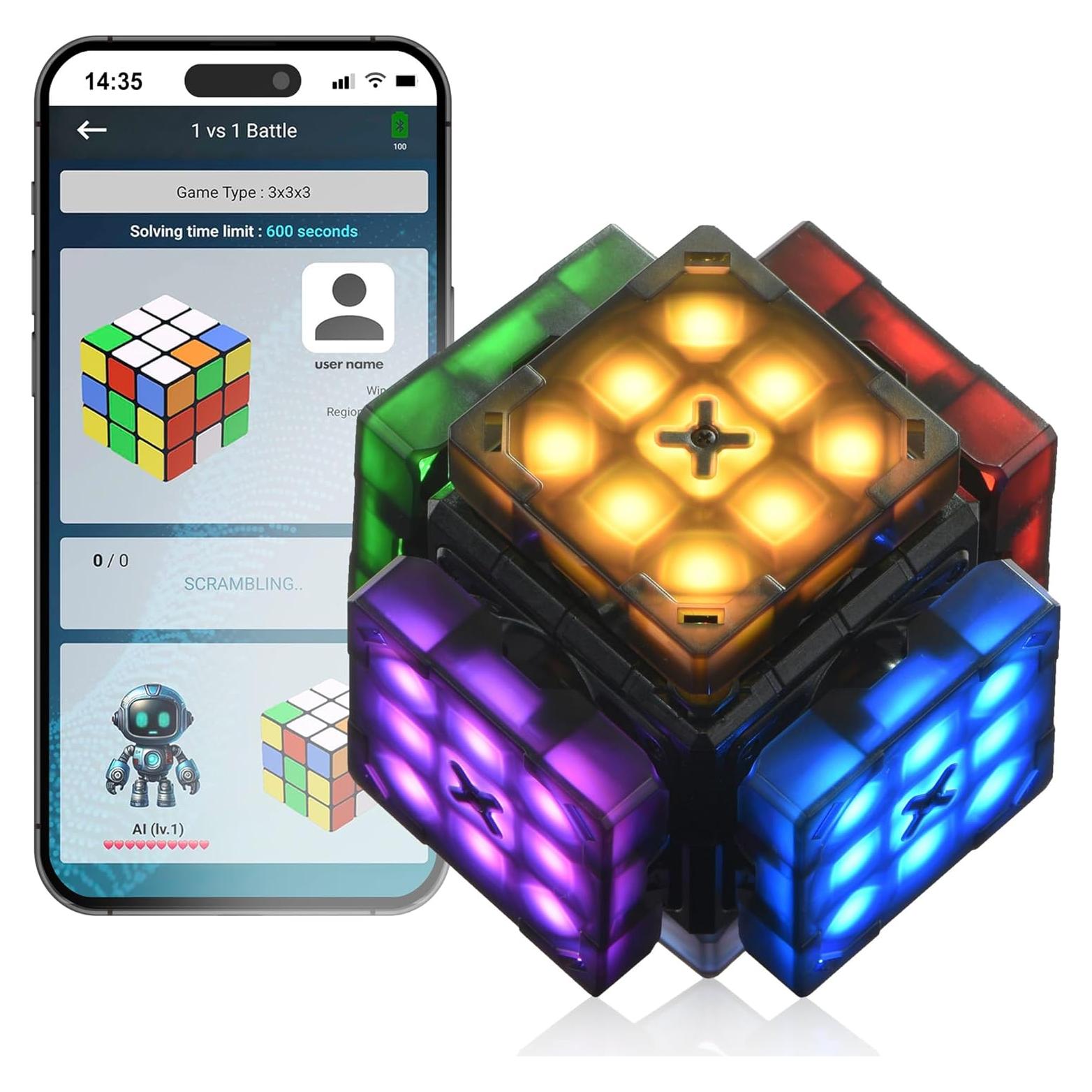 Cubo Robot AI eX-Mars Inteligente Auto Mezcla 9.9x9.9x14 cm