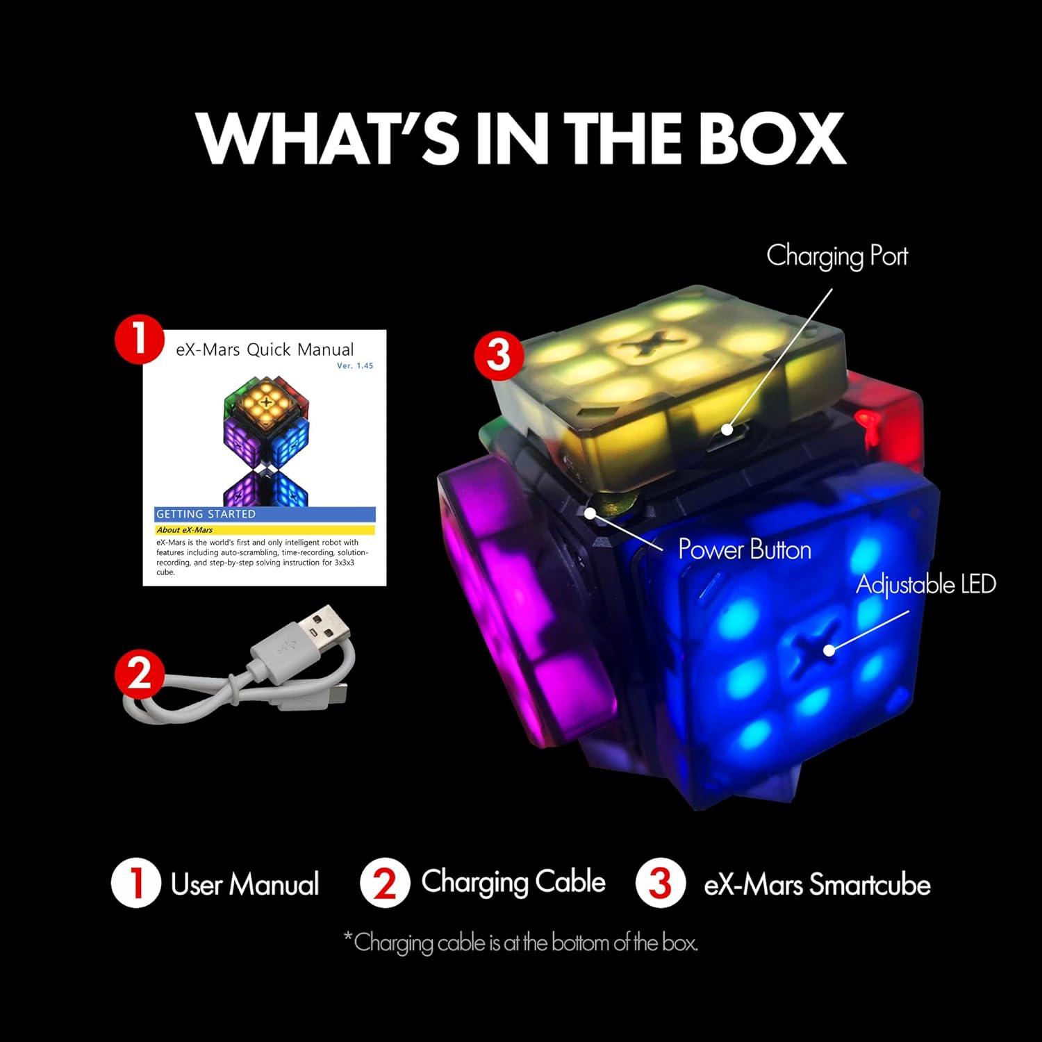 Cubo Robot AI eX-Mars Inteligente Auto Mezcla 9.9x9.9x14 cm