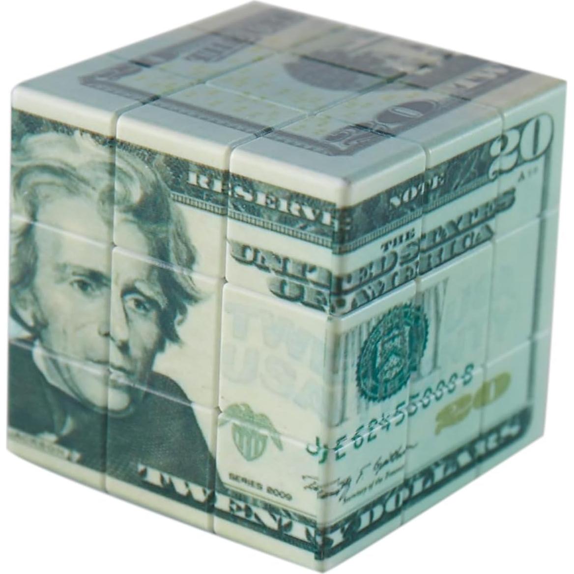 Cubo de Velocidad 3x3 Kugoa Patrón 10 Dólares 56mm