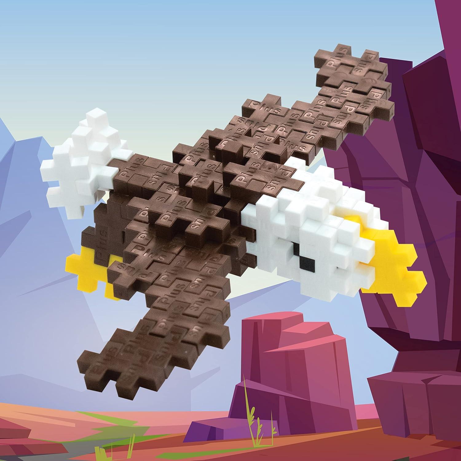 Set de Bloques Plus-Plus 3D - Tubo Creador de Águila, 70 Piezas