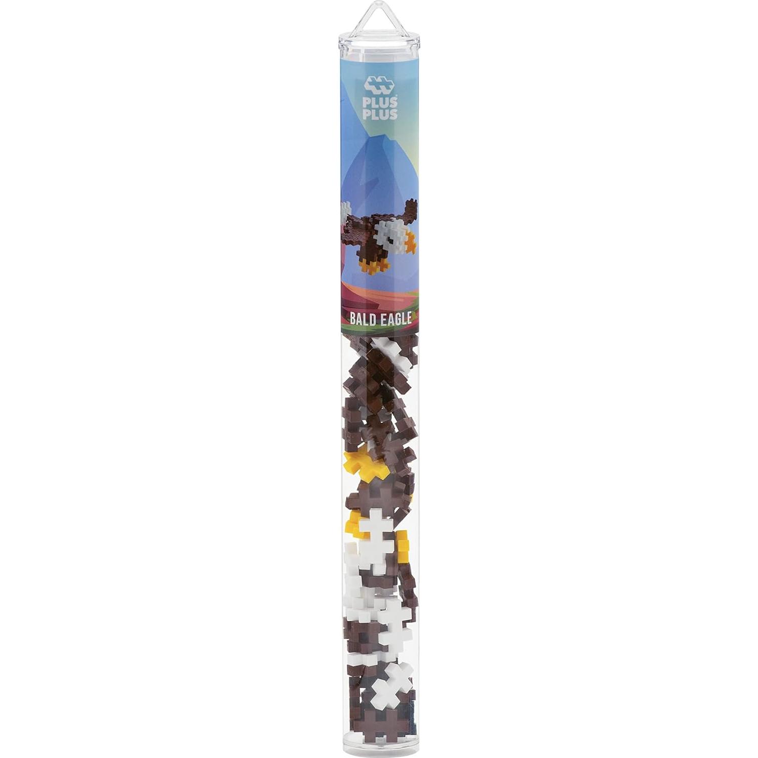 Set de Bloques Plus-Plus 3D - Tubo Creador de Águila, 70 Piezas