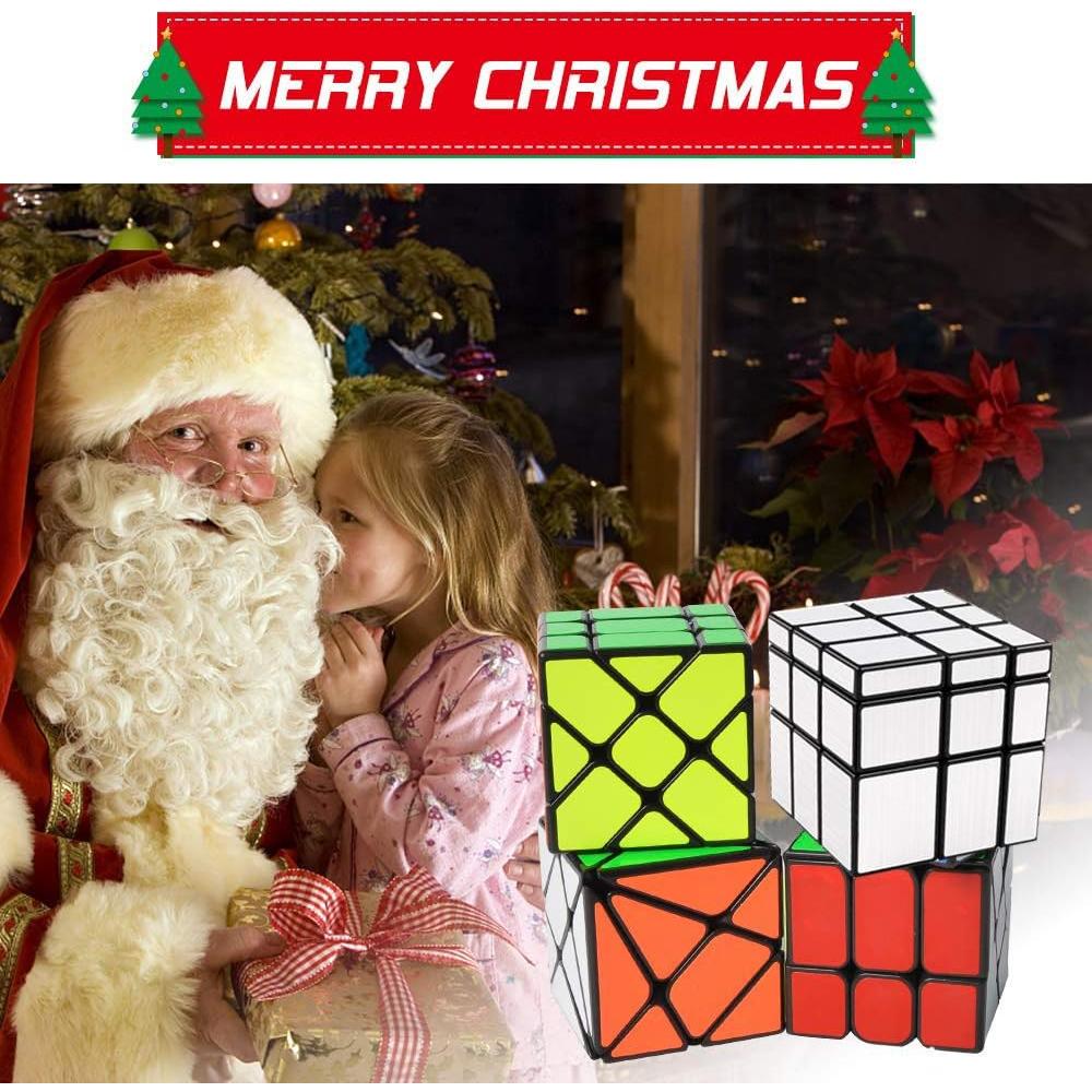 Conjunto de Cubos YJ - 4 Puzzles Irregulares para Niños y Adultos