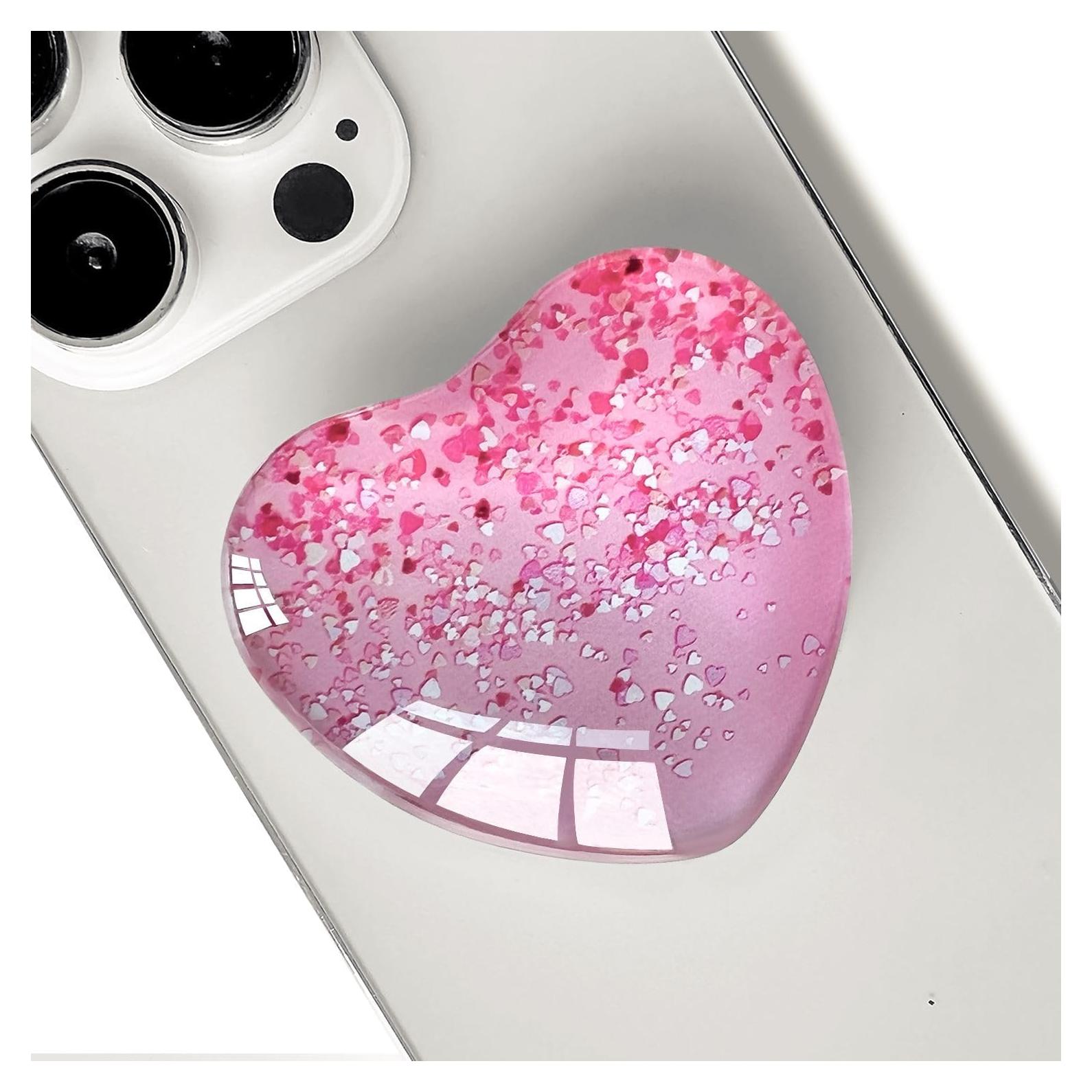 Soporte colapsable para teléfono móvil Ksadiye Rosa Rojo