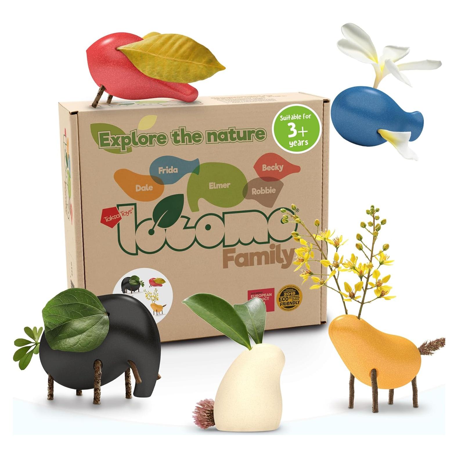 Figuras de Juego Educativas Taksa Toys Animales de Madera
