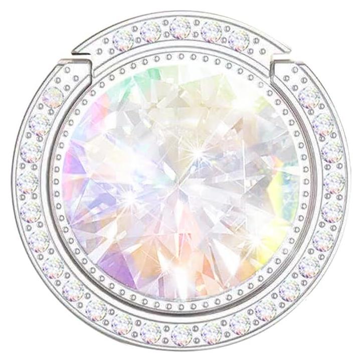 Soporte de anillo brillante para teléfono lenoup Plata