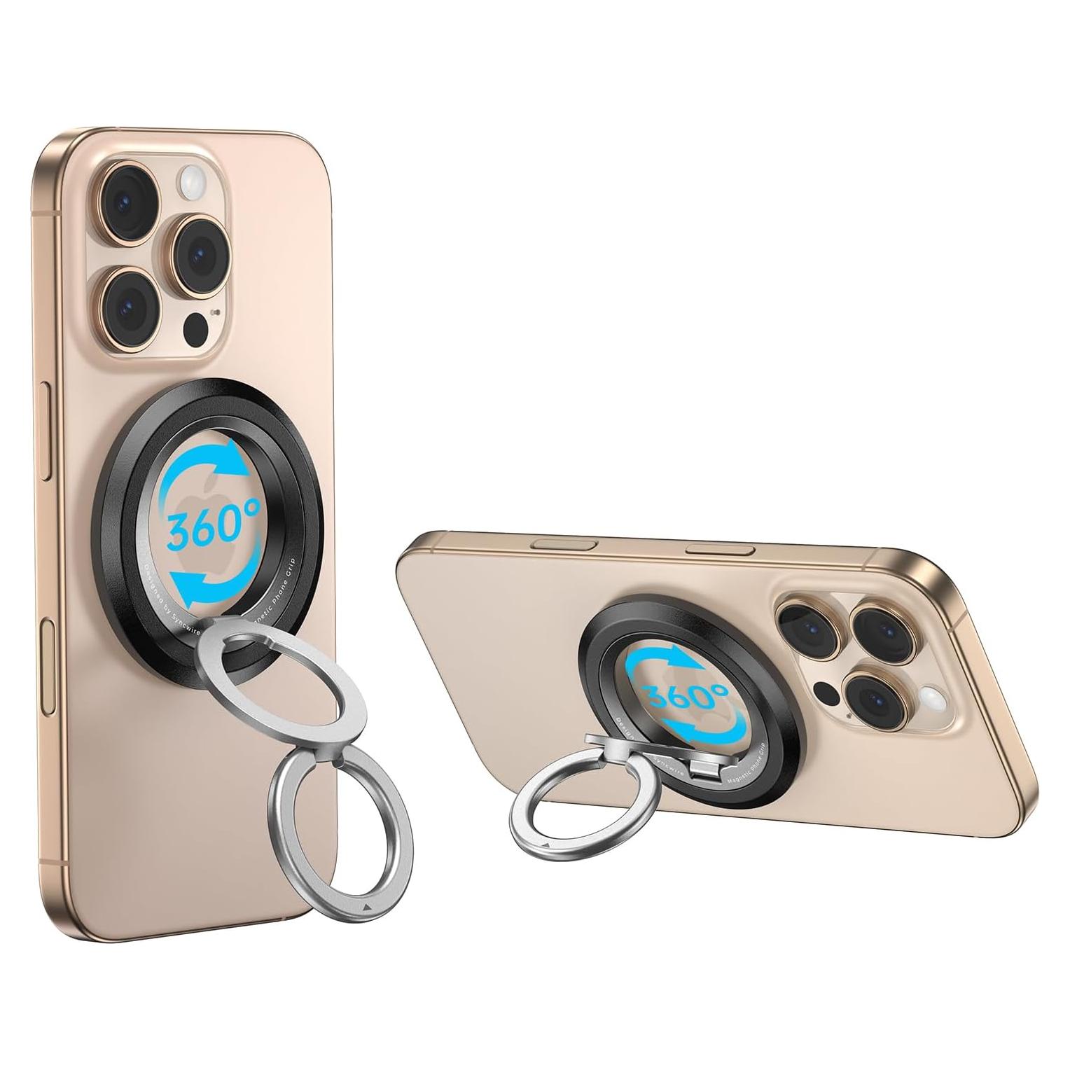 Soporte Magnético para Teléfono Syncwire MagSafe 360° Negro