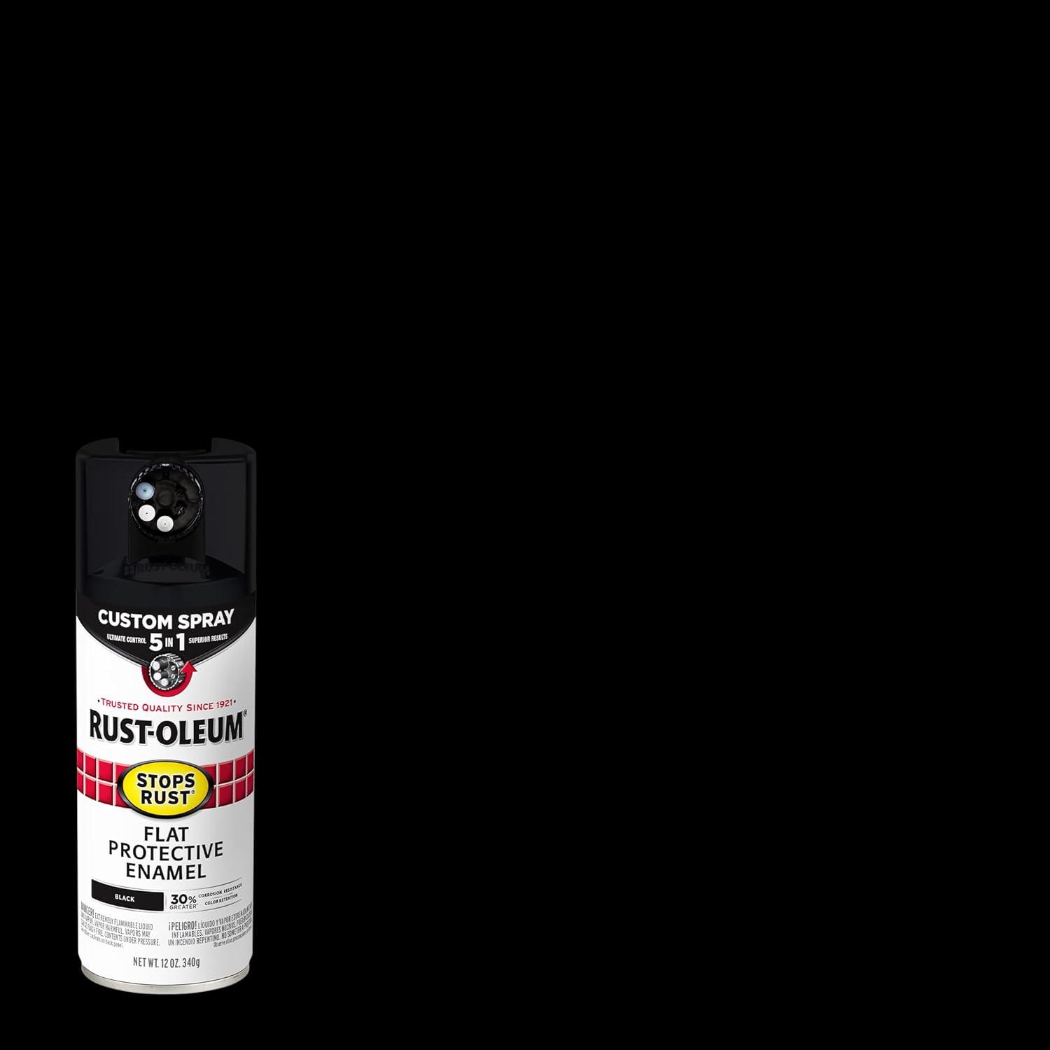 Pintura en Spray Rust-Oleum 376855 340g Esmalte Negro Mate