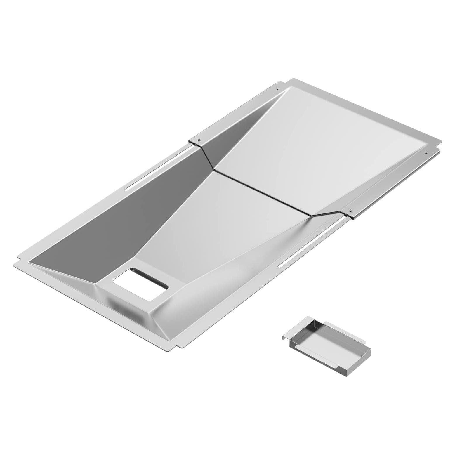 Bandeja de grasa ajustable BBQ-PLUS 59.94-85.09 cm para parrilla