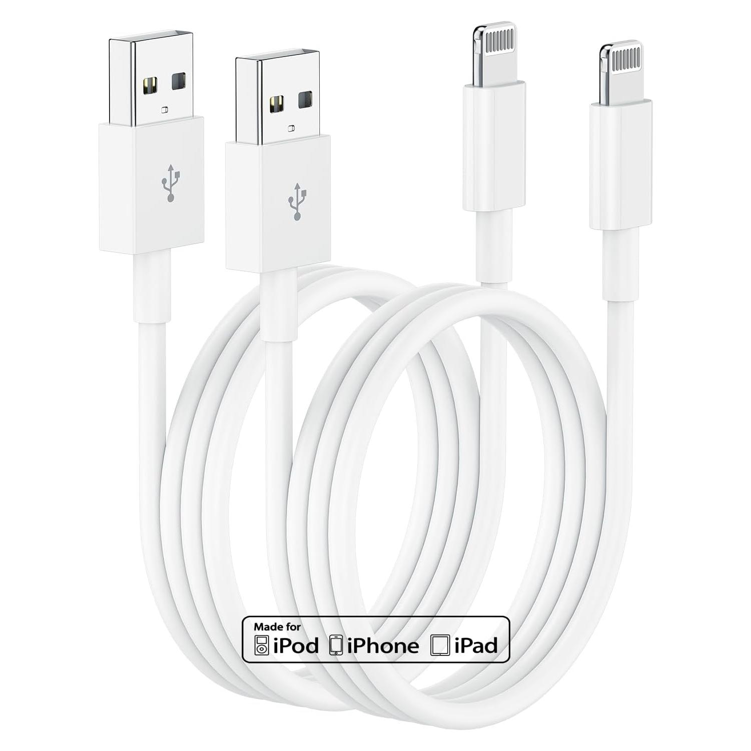 Cable de Carga Lightning Apple 3 pies Pukerehab Blanco
