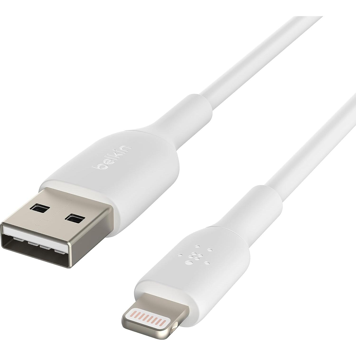 Cable USB a Lightning Belkin BoostCharge 3M Blanco MFi