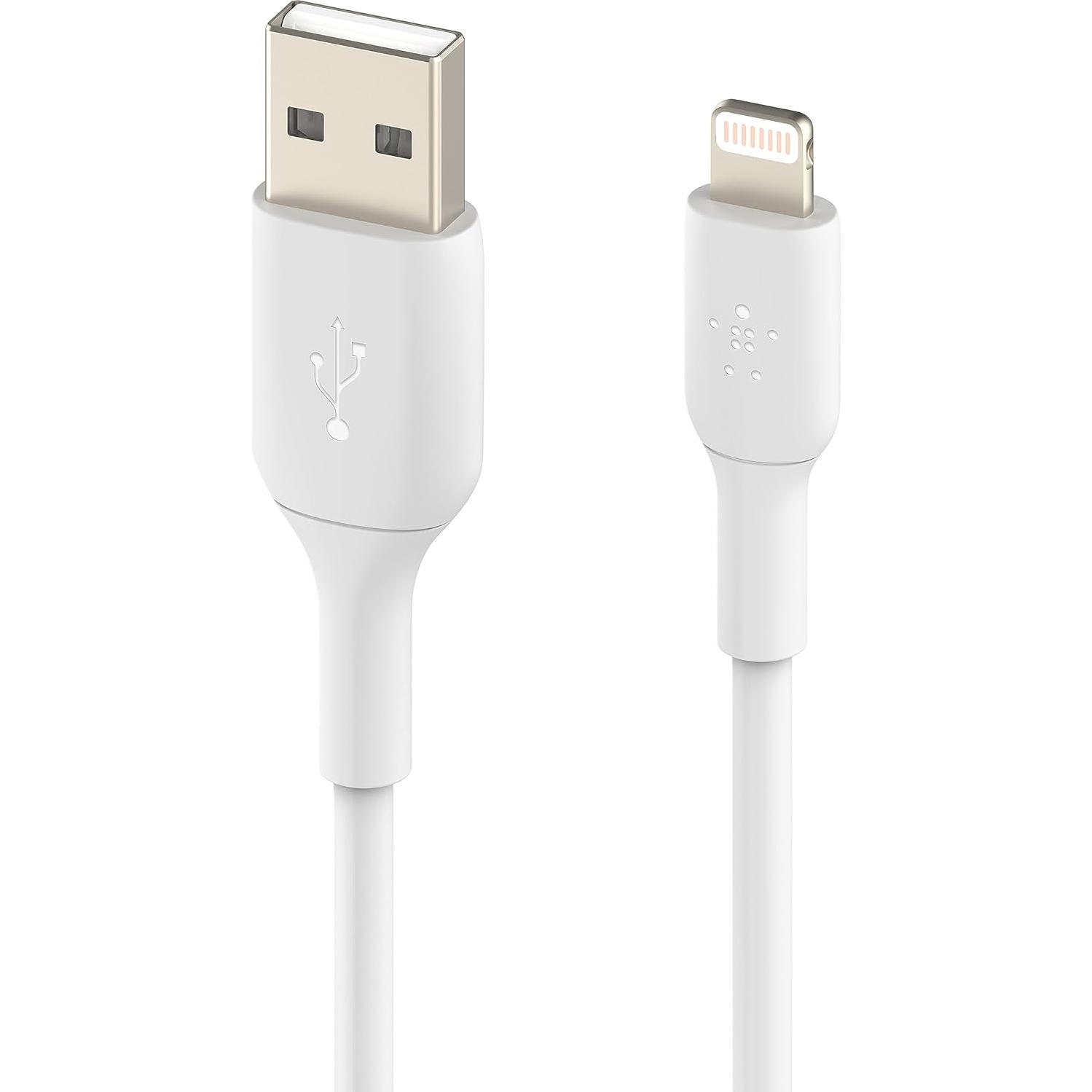 Cable USB a Lightning Belkin BoostCharge 3M Blanco MFi