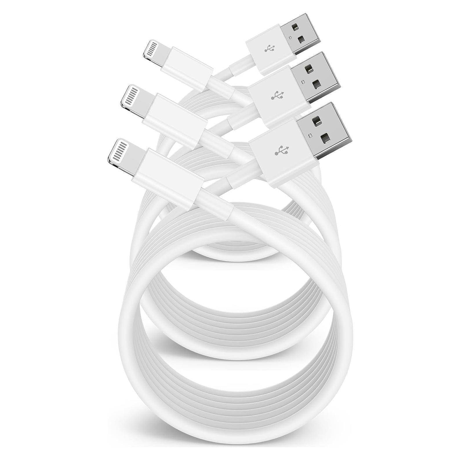 Cable de Cargador Lightning 1.83m Kitminun MFi para iPhone