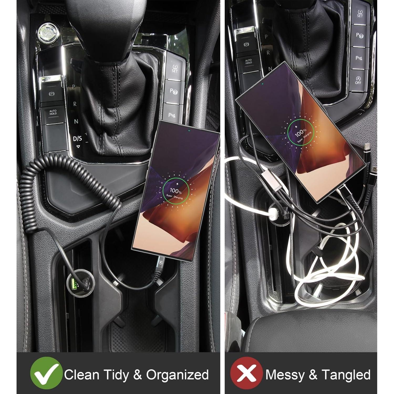 Cable de Carga Rápida USB Tipo C KIYODA 0.91m 2-Pack