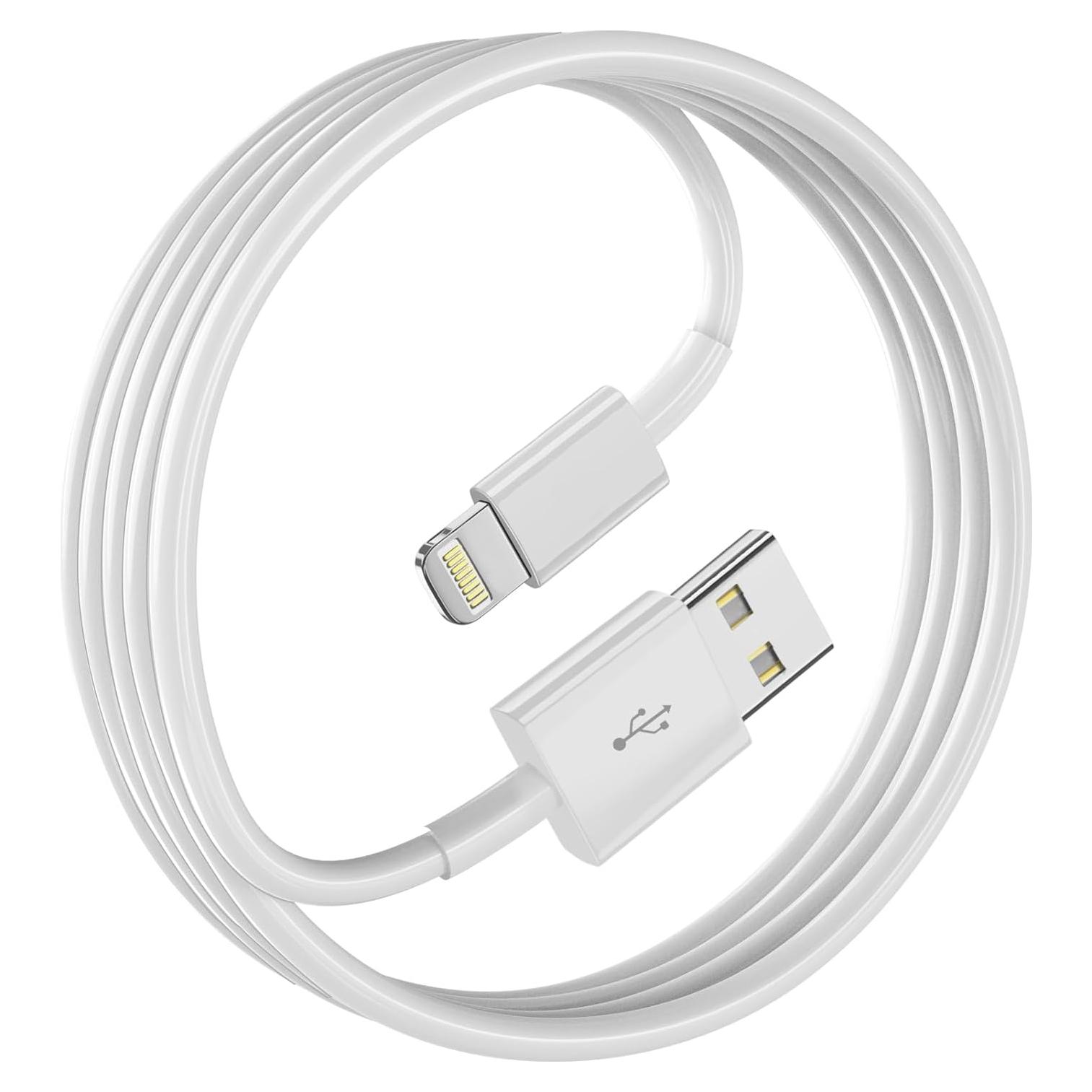 Cable Lightning 1.8M DFLASH para iPhone Carga Rápida MFi