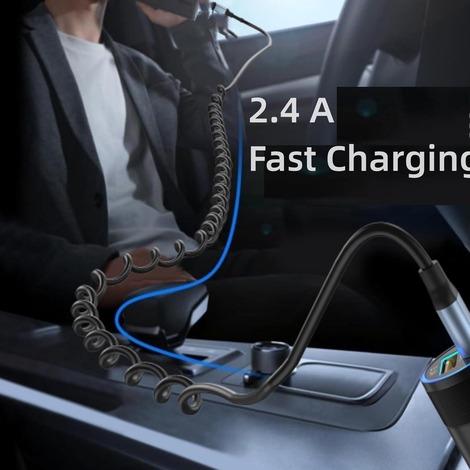 Cable Enrollado MFi 3FT Sailift para iPhone y CarPlay