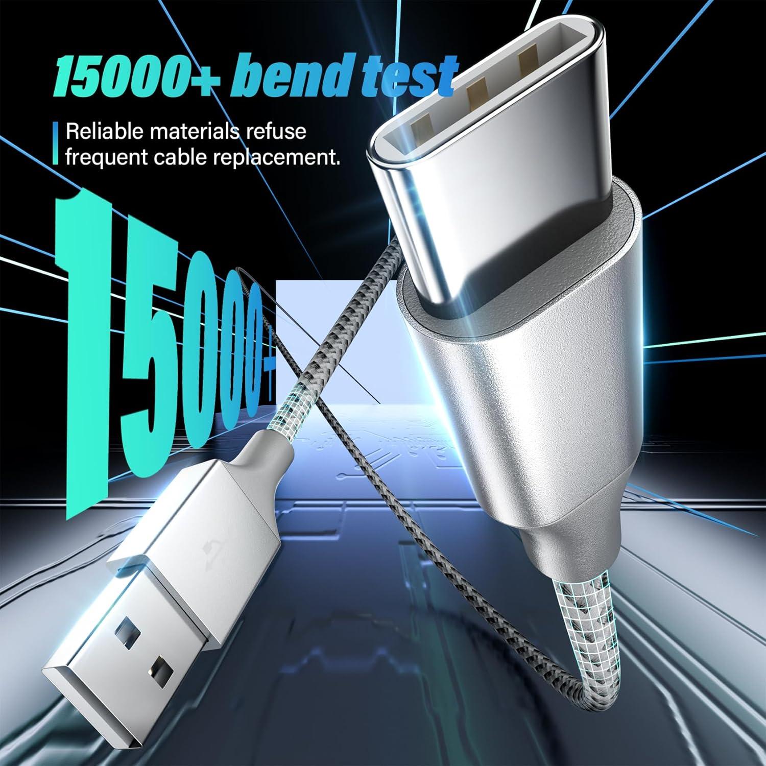 Cable USB A a USB C SwaggWood 2Pack 0.91m y 1.83m Carga Rápida