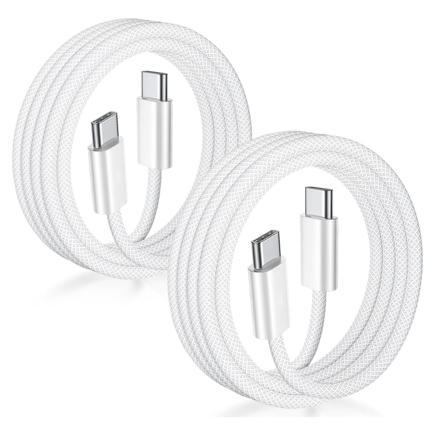 Cable USB C a USB C 2 Pack 3FT 60W Carga Rápida MingTong