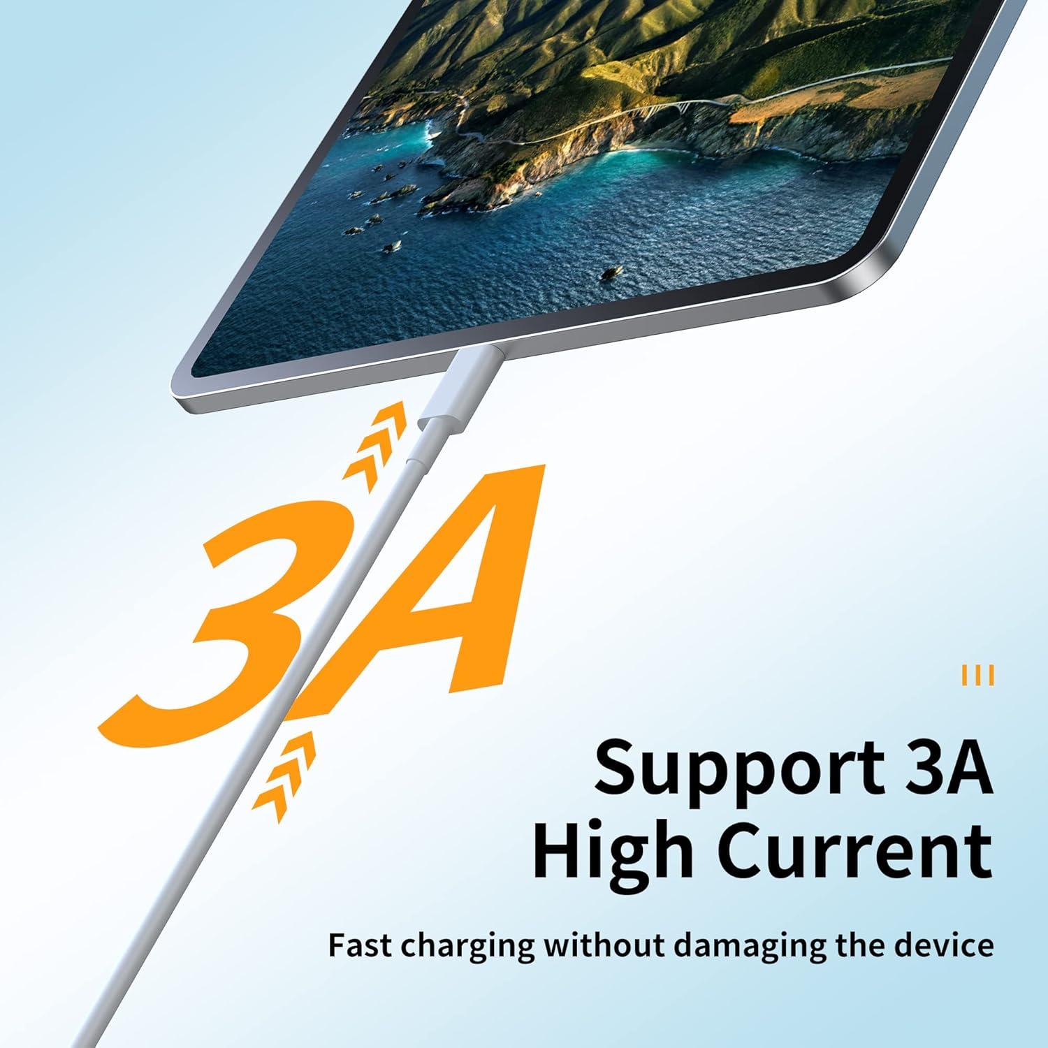 Cable USB A a USB C 5-Pack Hrbzo 1m y 1.8m Carga Rápida