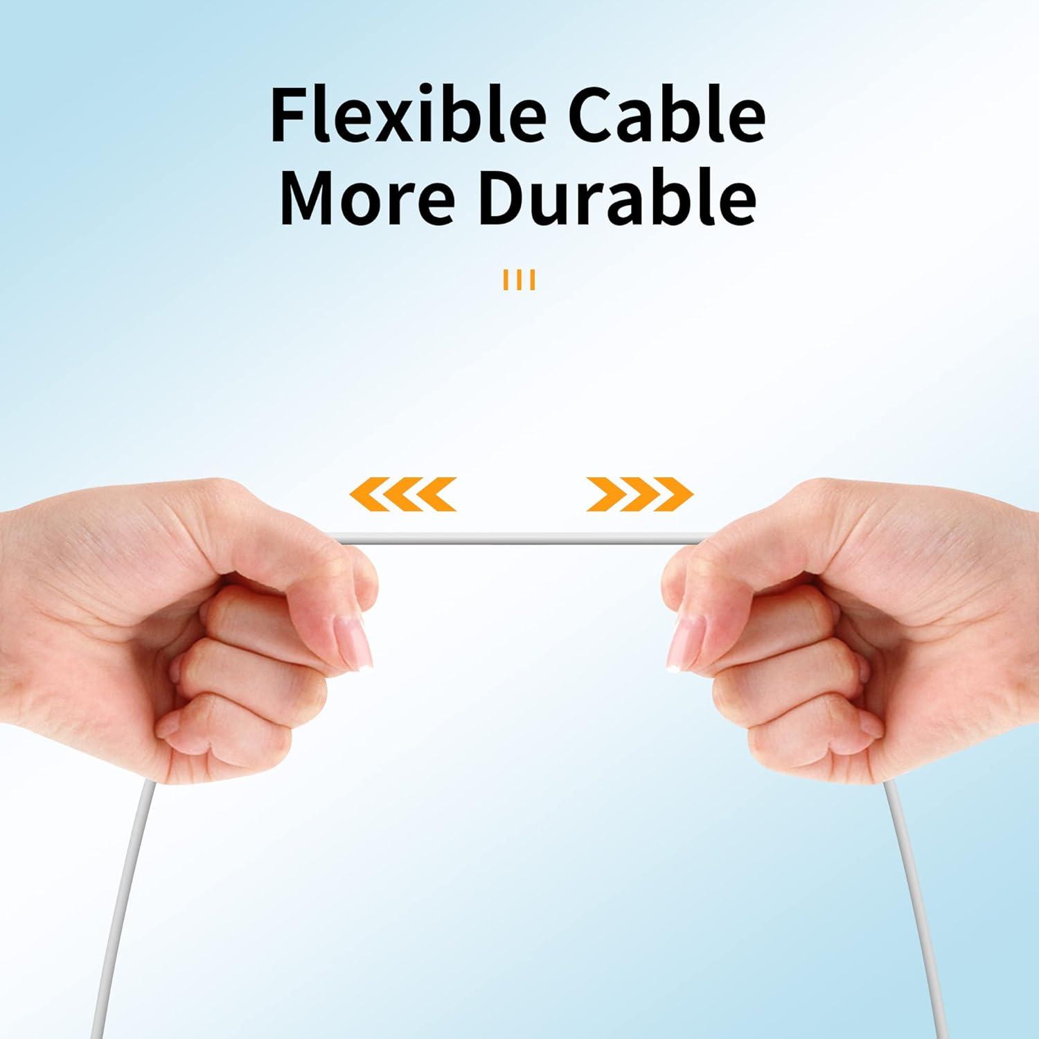 Cable USB A a USB C 5-Pack Hrbzo 1m y 1.8m Carga Rápida