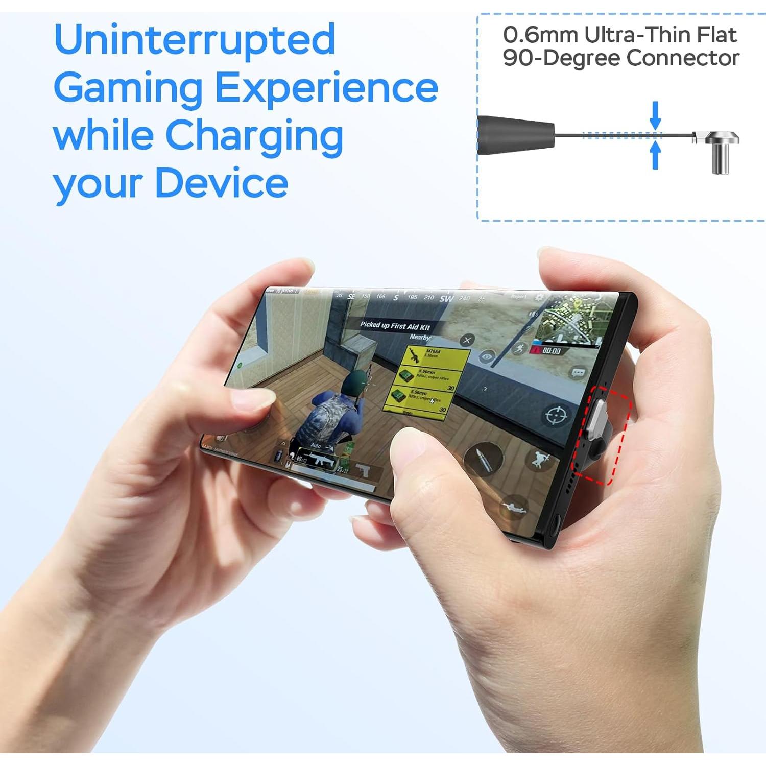 Cable USB C 60W 1.0m DBillionDa Carga Rápida 90 Grados