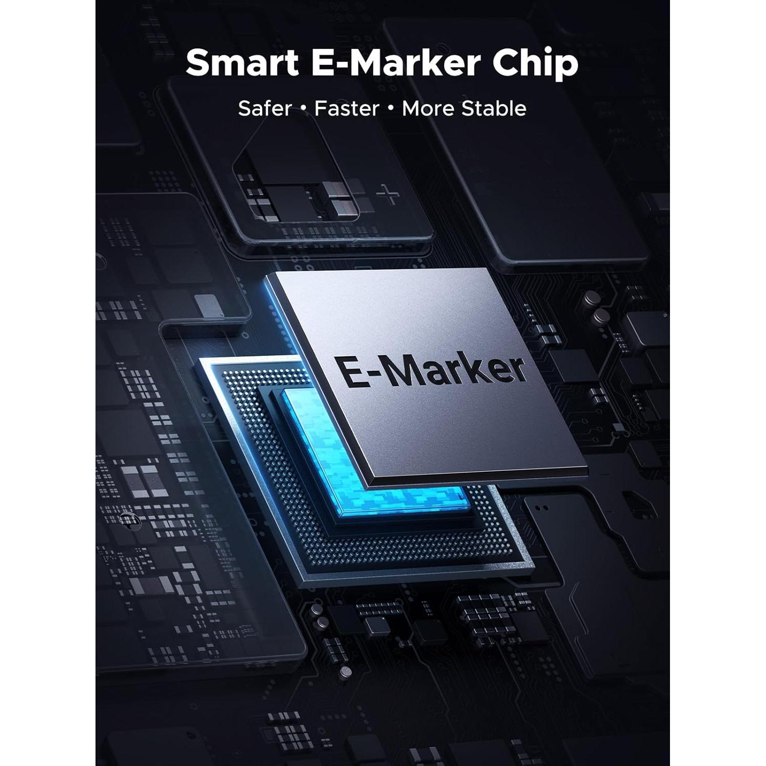 Cable USB C UGREEN 240W 1m PD 3.1 80Gbps 16K Doble 8K