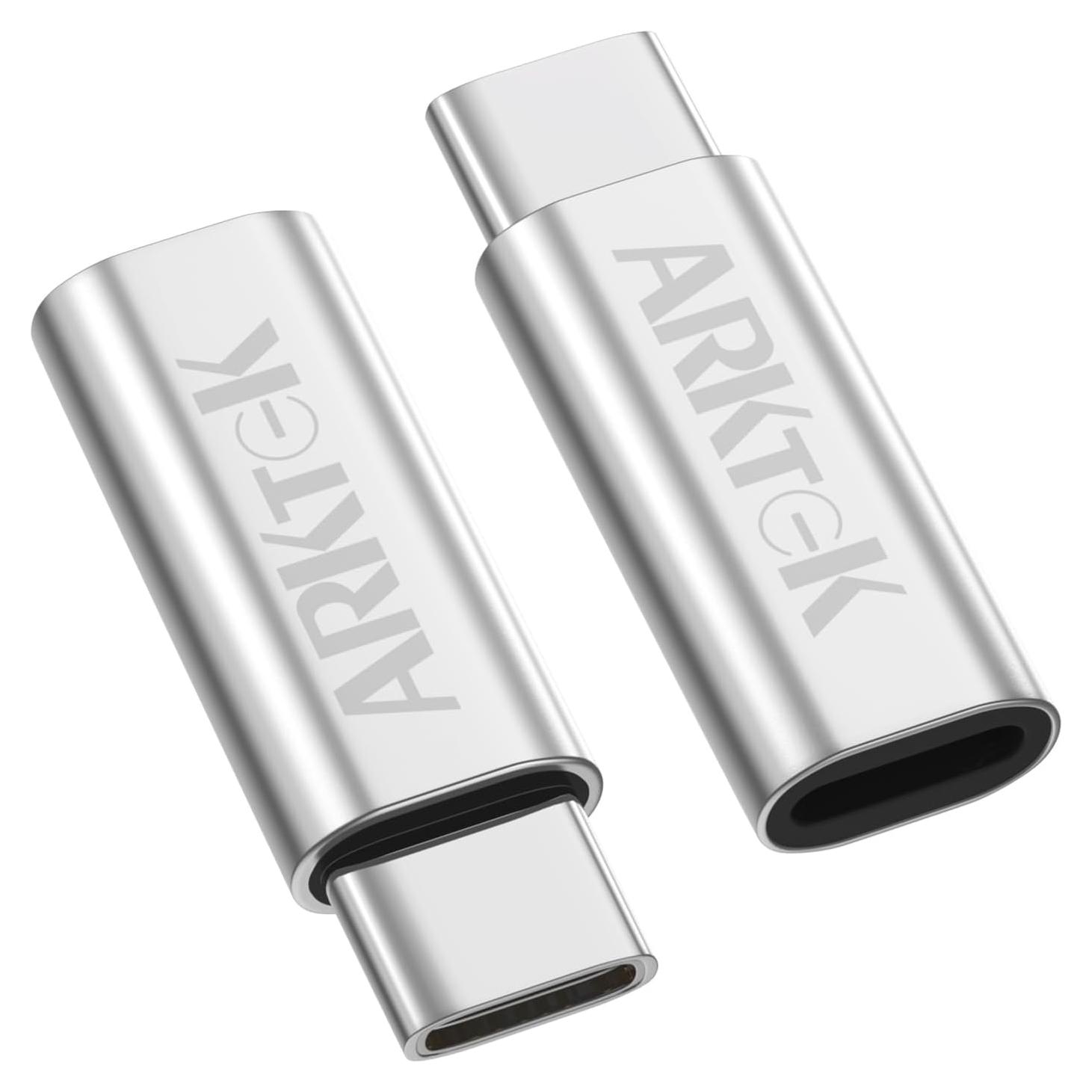 Adaptador USB-C ARKTEK Lightning a USB Tipo C - Carga Rápida