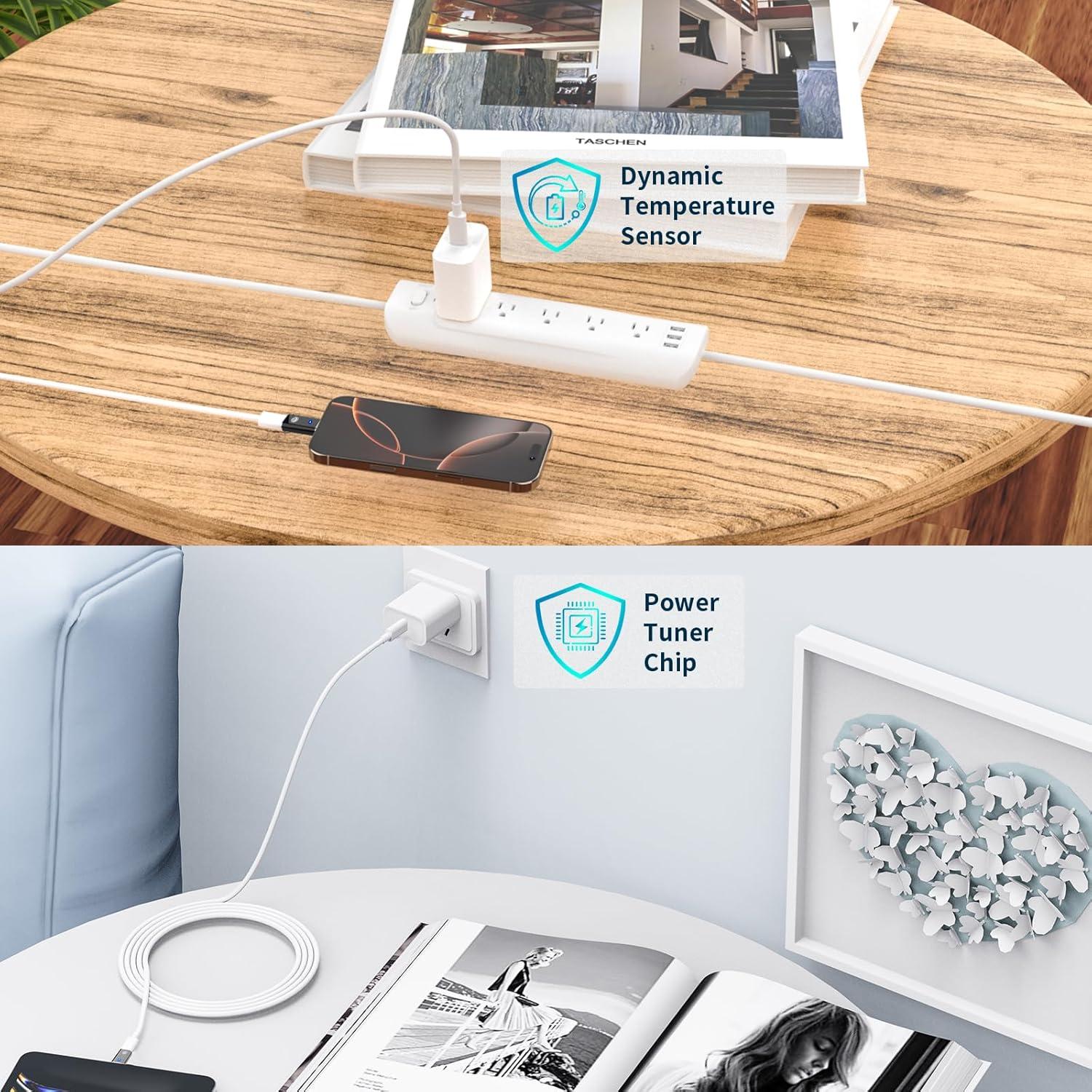 Adaptador Lightning a USB-C Stuffcool 35W Carga Rápida