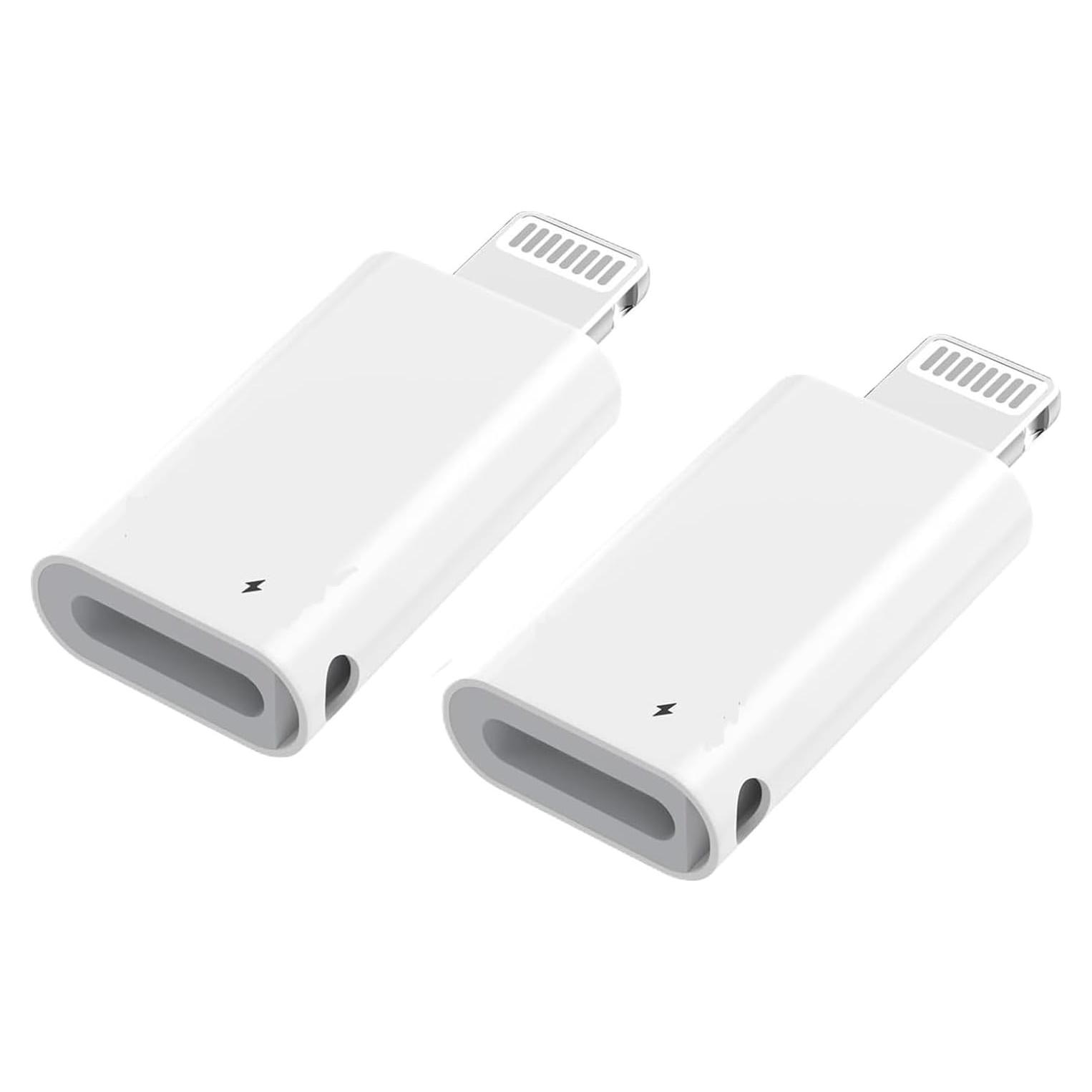 Adaptador Lightning a USB-C JY-FBA-00087 2Pack Carga Rápida