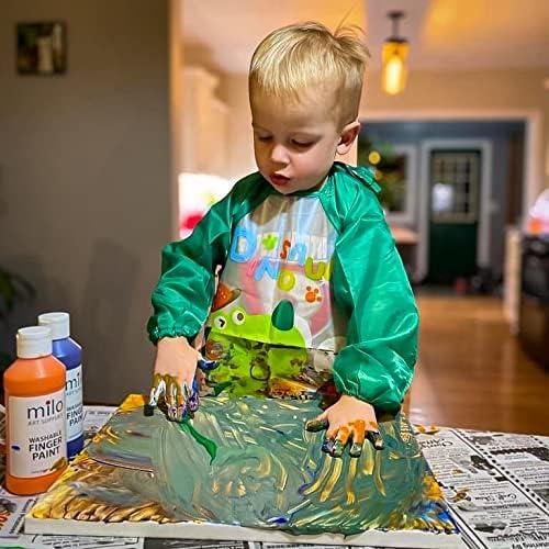 Set de Pintura Lavable Milo 8 Colores 240 ml - No Tóxico