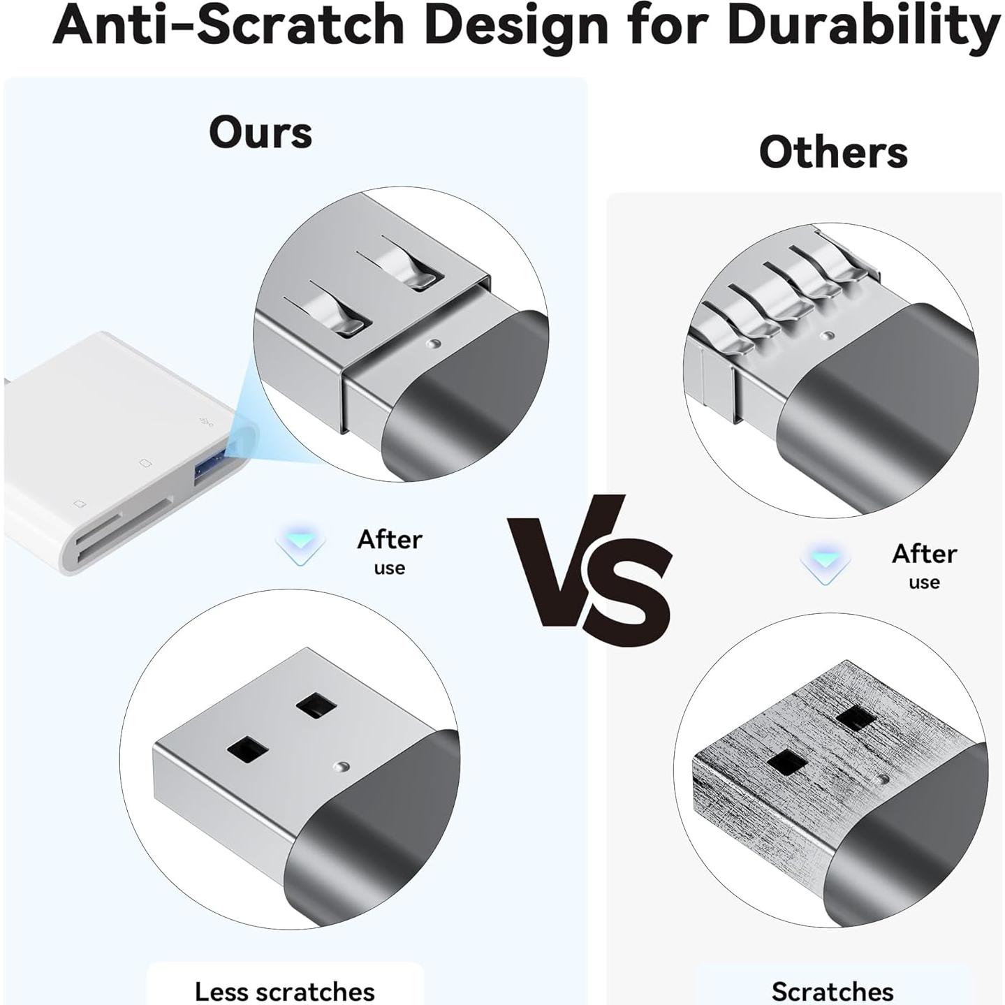 Lector de Tarjetas SD y Micro SD SUNTRSI para iPhone/iPad