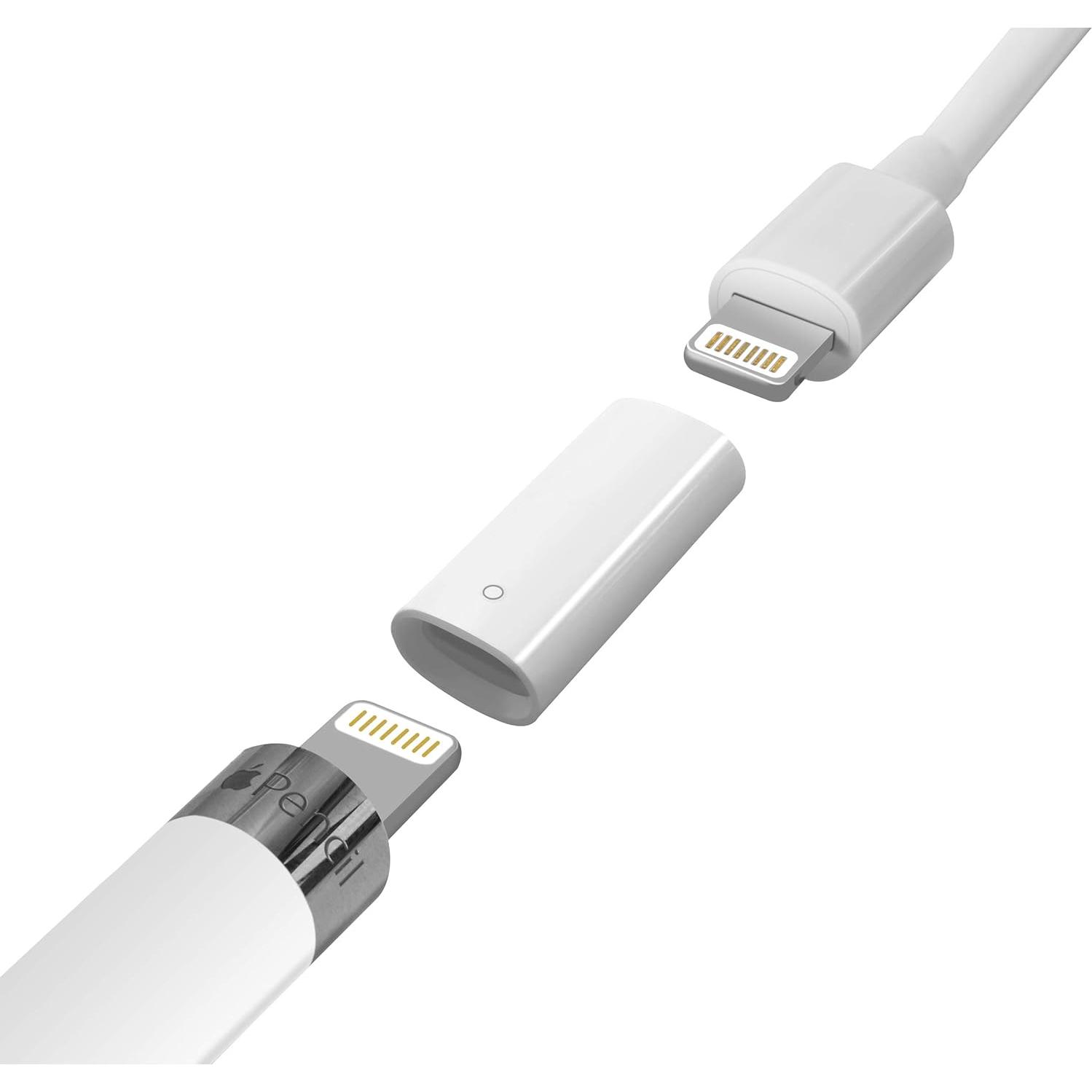 Adaptador de Carga TechMatte para Apple Pencil 1ra Gen - Paquete de 2