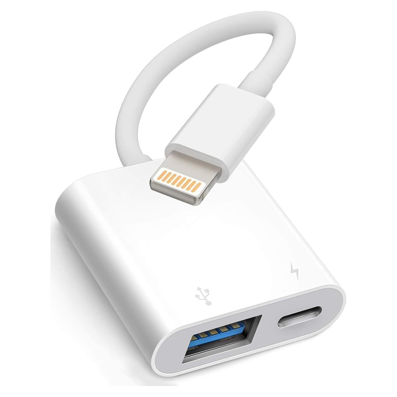 Adaptador USB Lightning a USB Wahbite para iPhone/iPad