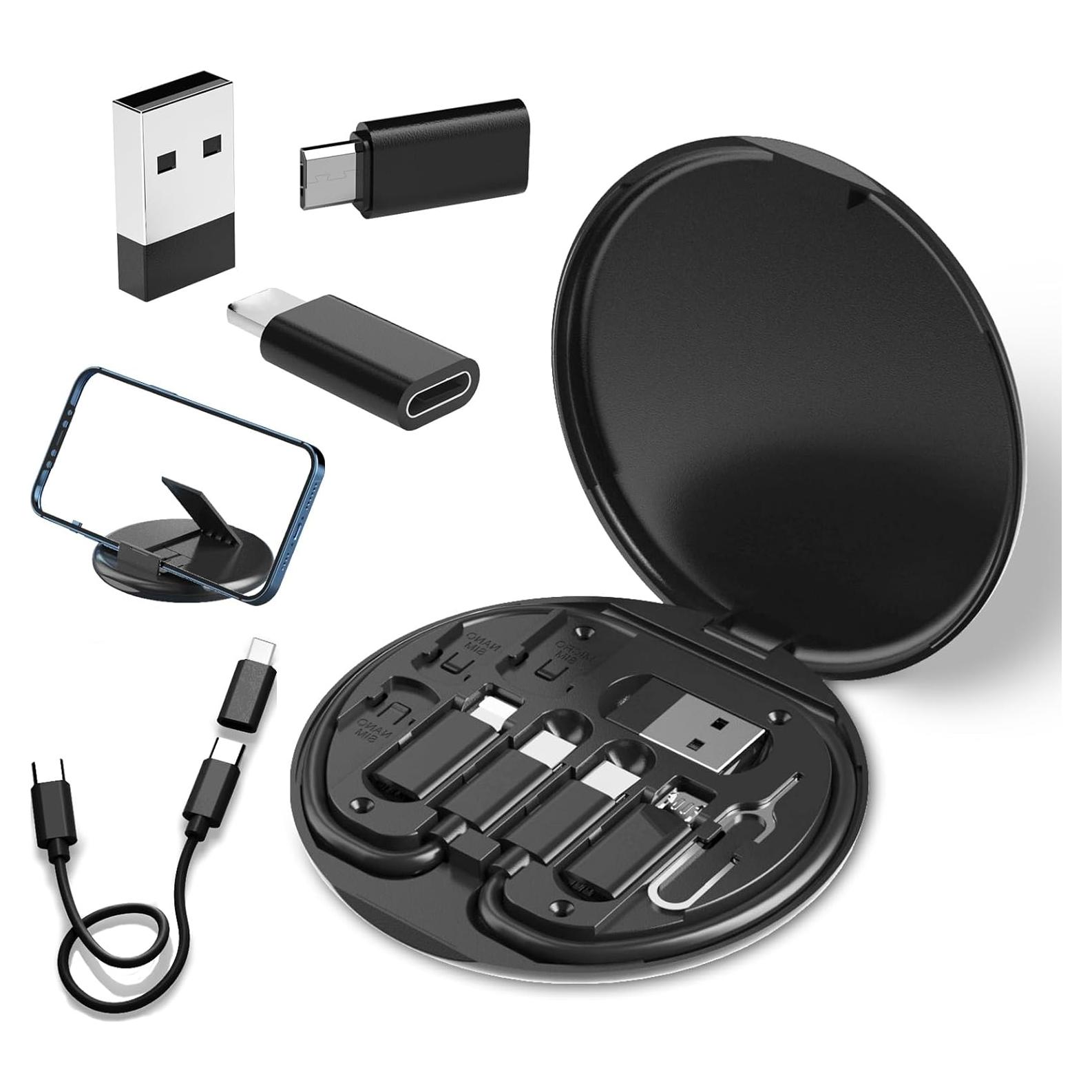 Kit Adaptador USB-C Povdite con 3 Adaptadores y Extractor SIM