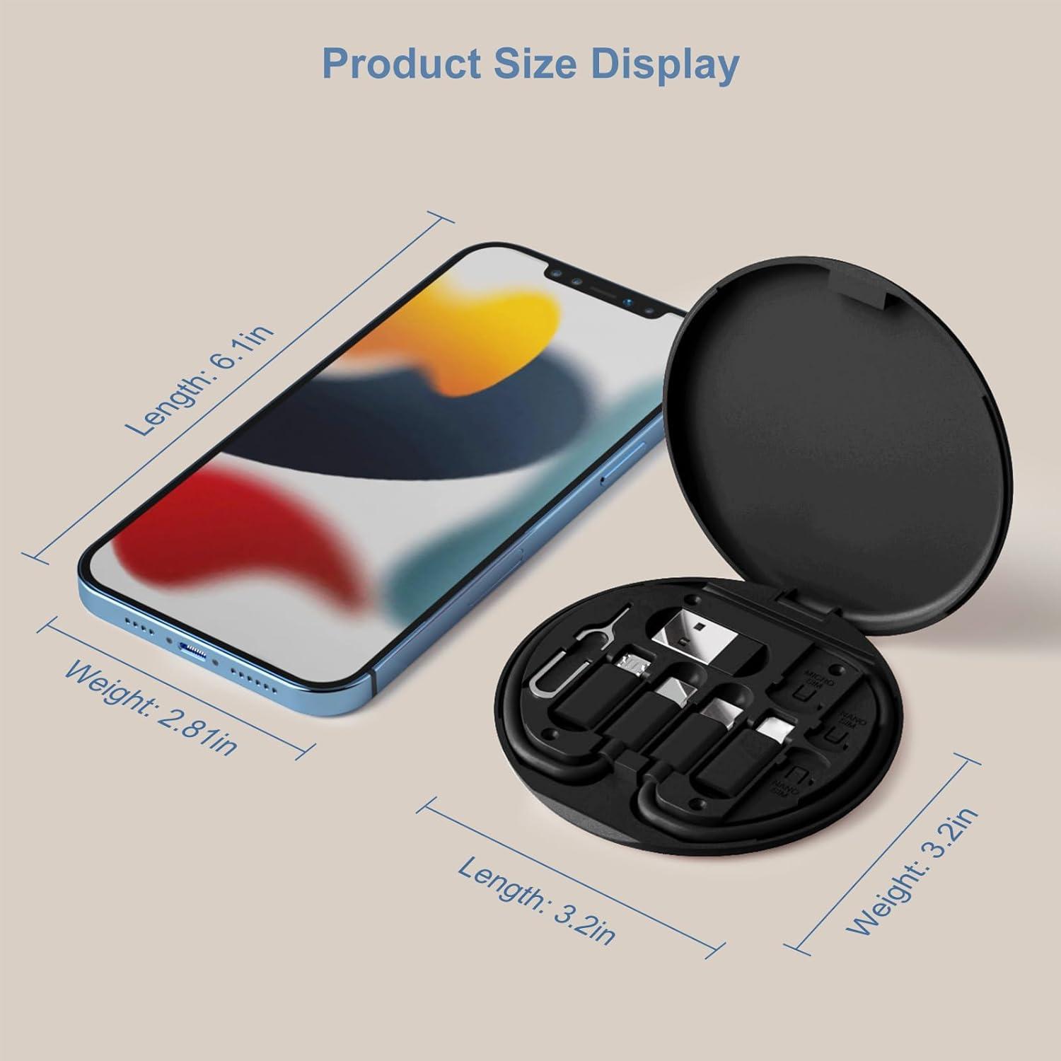 Kit Adaptador USB-C Povdite con 3 Adaptadores y Extractor SIM