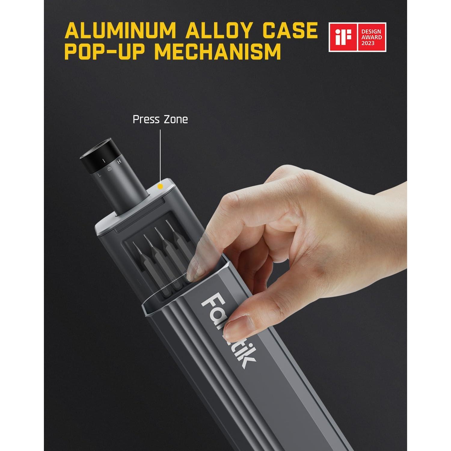 Destornillador Eléctrico Fanttik E1 Max 50 Puntas Magnéticas