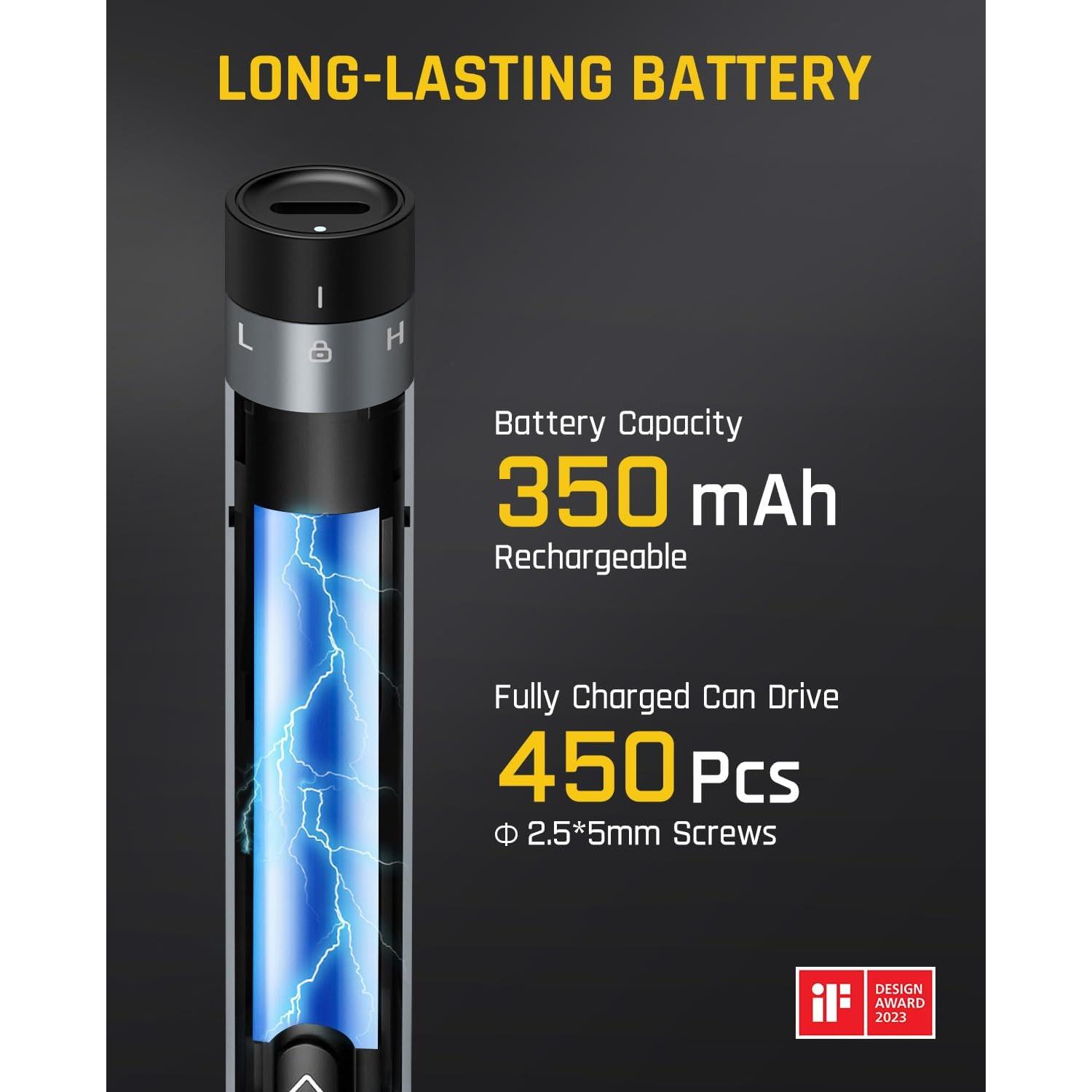 Destornillador Eléctrico Fanttik E1 Max 50 Puntas Magnéticas