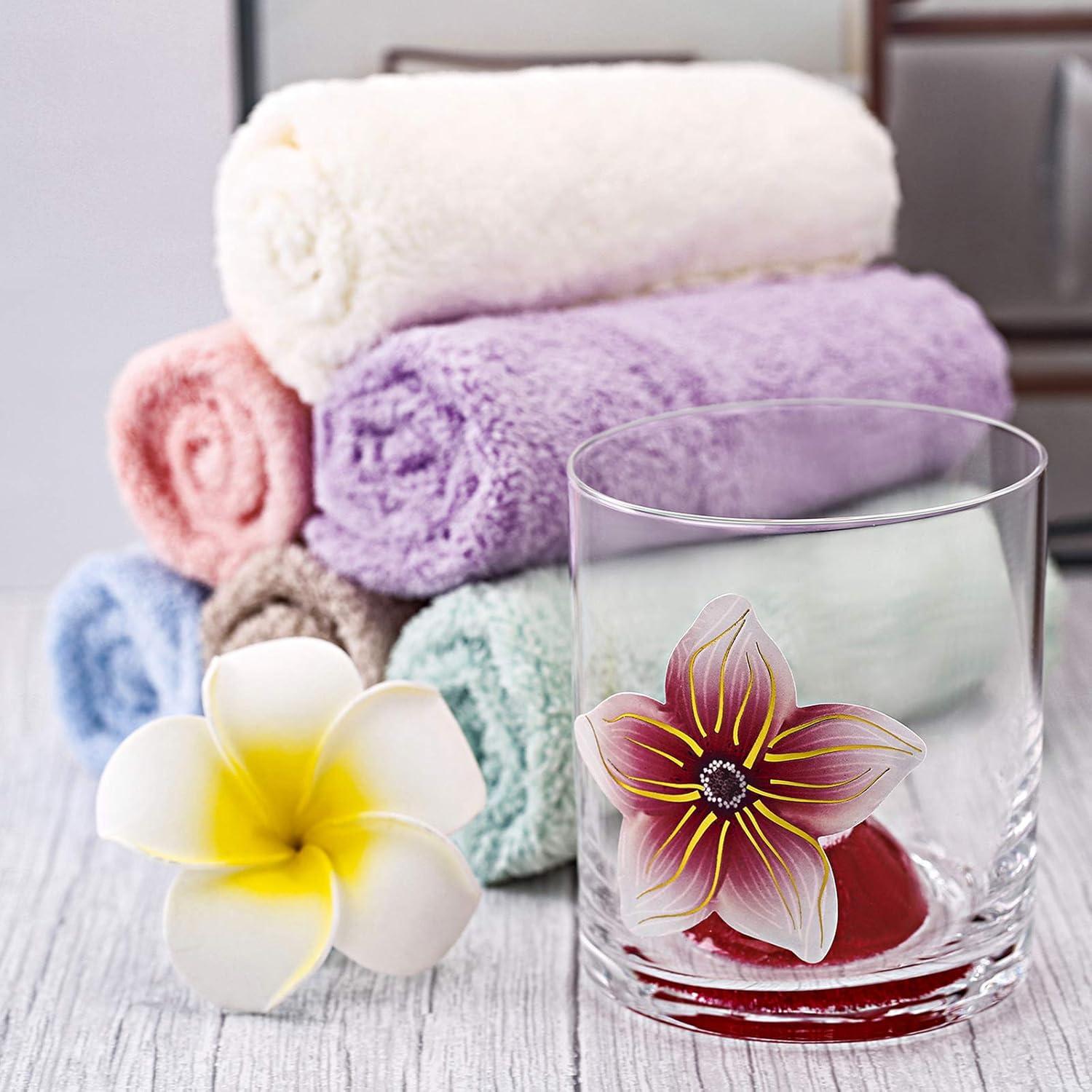 Paños de Lavado Facial Syhood 12 Piezas Microfibra 30x30 cm