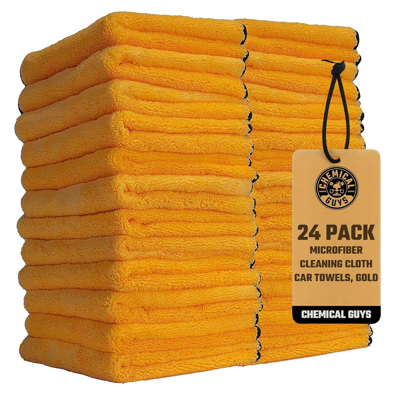 Toallas de Microfibra Premium Chemical Guys MIC_506_24 - 24 Unidades 40.64x40.64cm