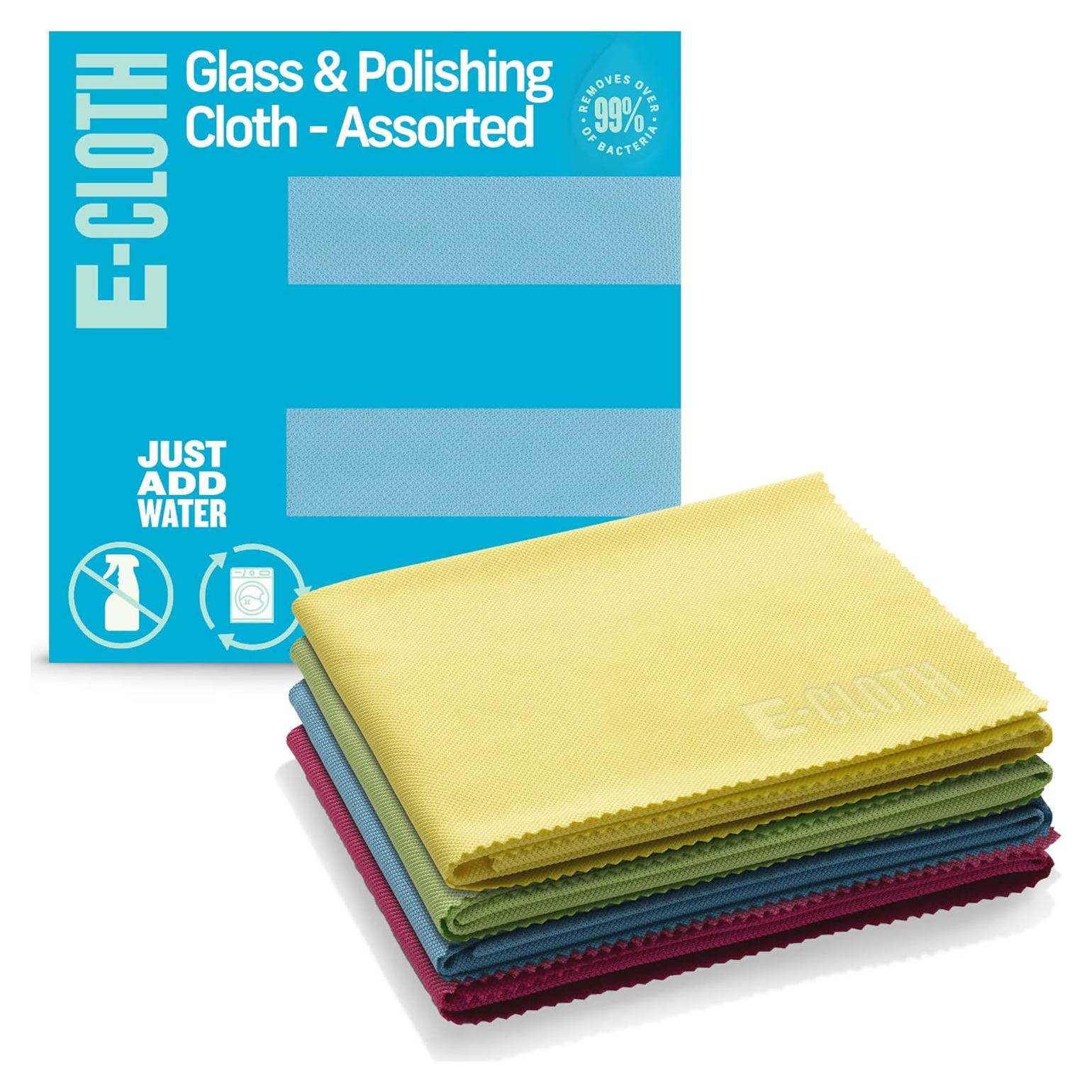 Paños de limpieza de microfibra E-Cloth - Paquete de 4