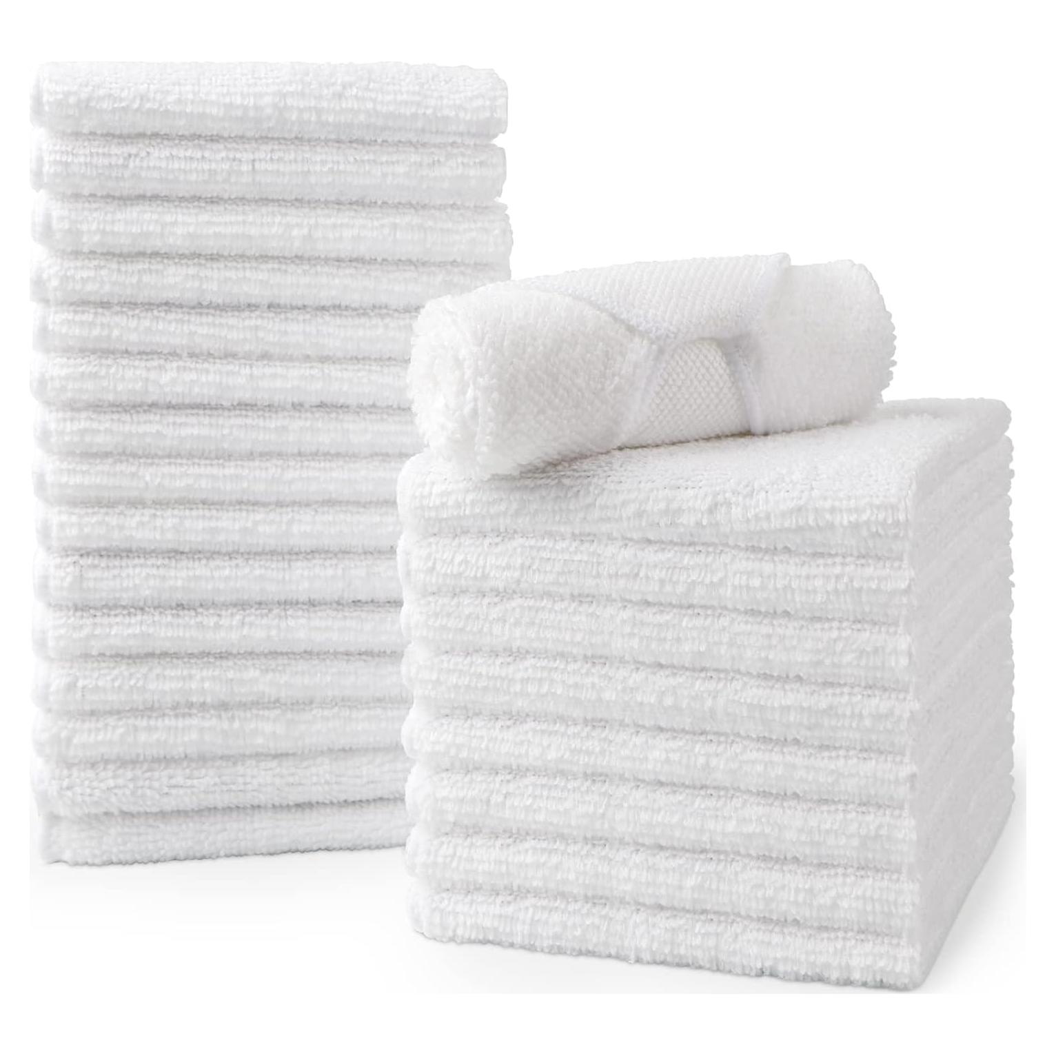 Toallas de Microfibra HOMEXCEL - Paquete de 24 Unidades 30x30 cm