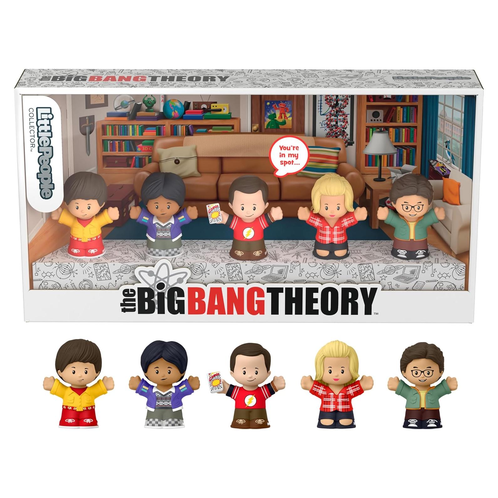 Conjunto de Figuras Little People The Big Bang Theory - Fisher-Price