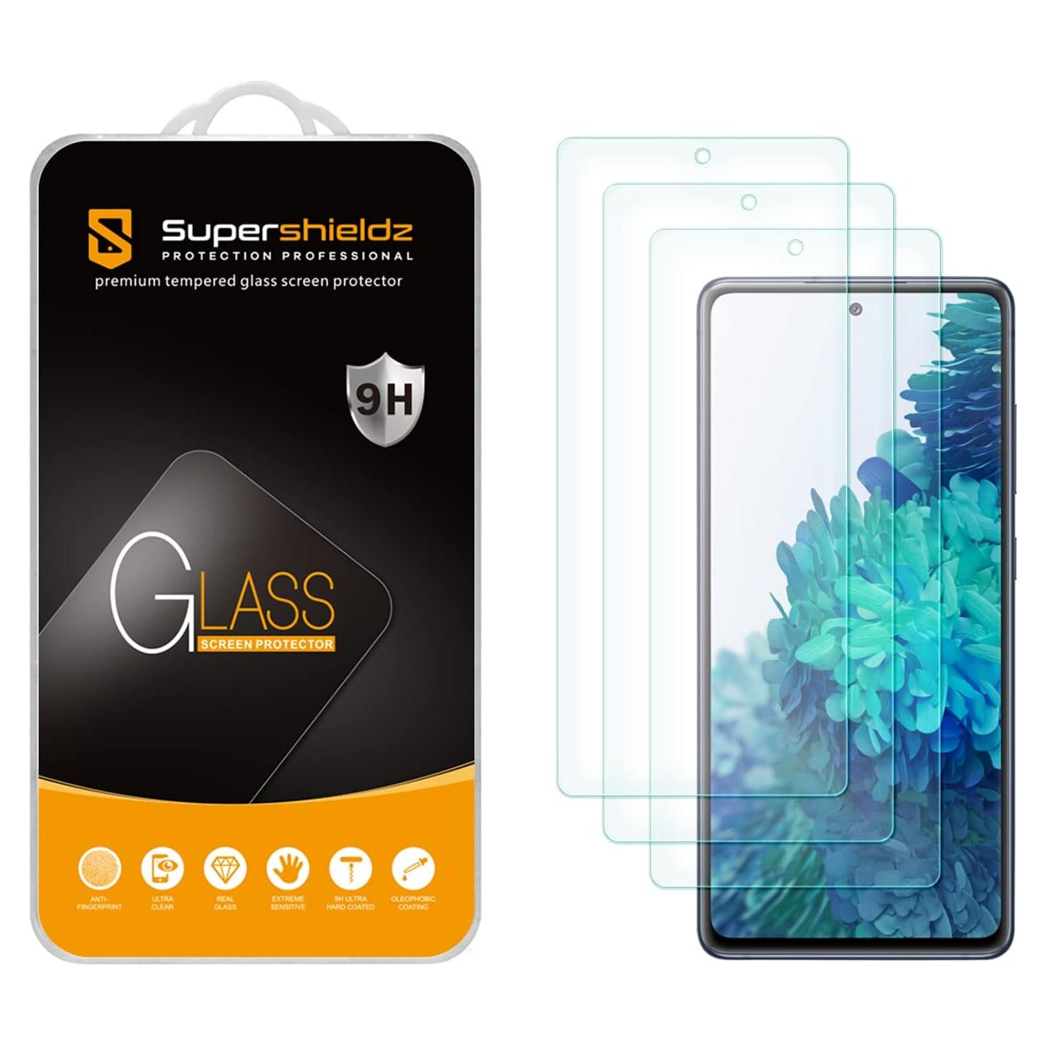 Protector de Pantalla Vidrio Templado Supershieldz para Samsung Galaxy S20 FE 5G - 3 Unidades