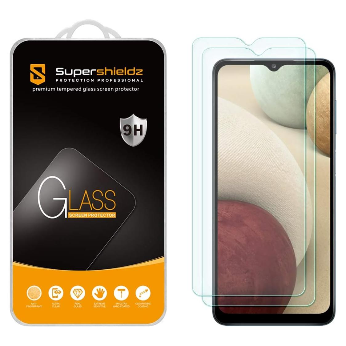Protector de Pantalla Vidrio Templado Supershieldz para Galaxy A13/A12