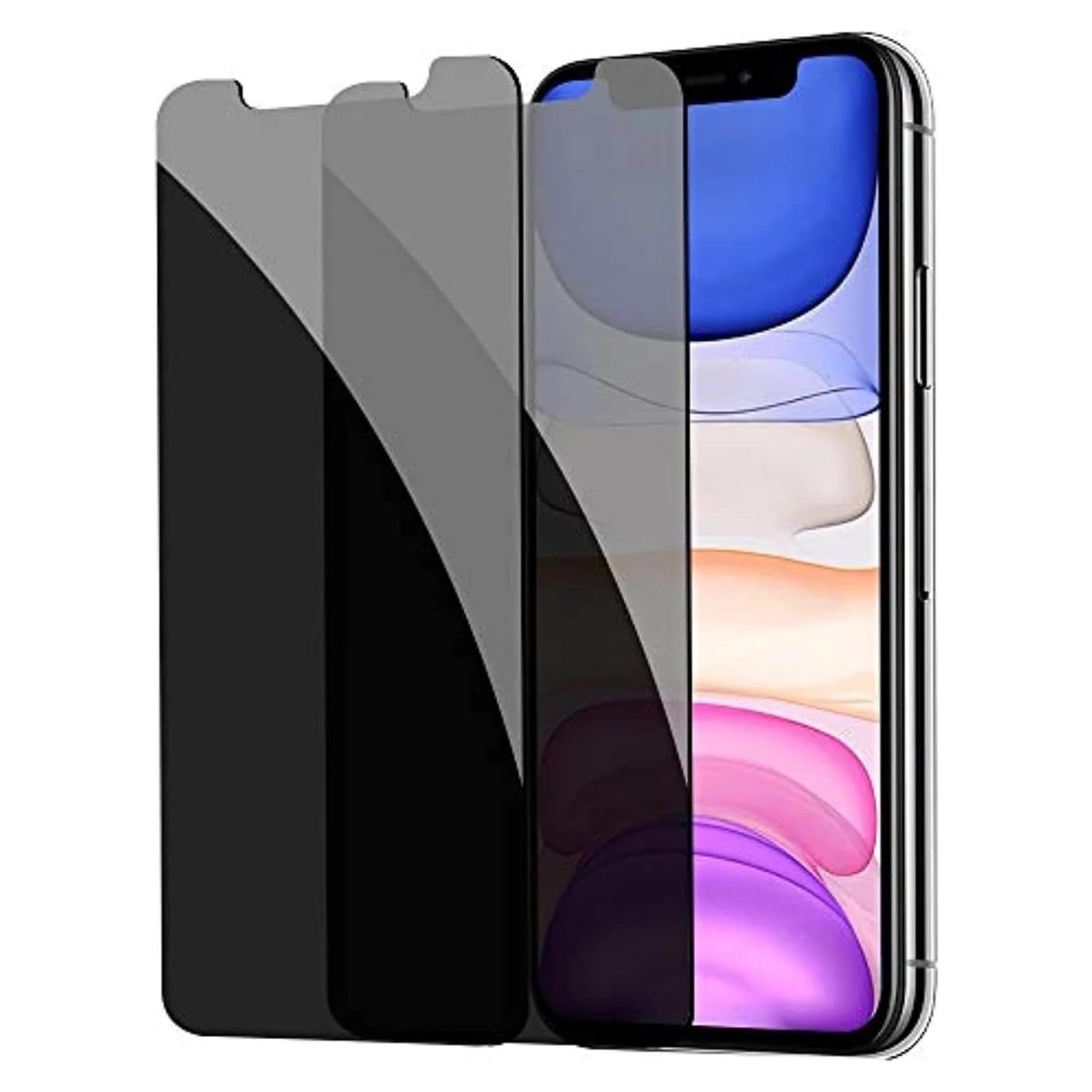 Protector de Pantalla Privado YMHML para iPhone 11/XR 6.1" Vidrio Templado