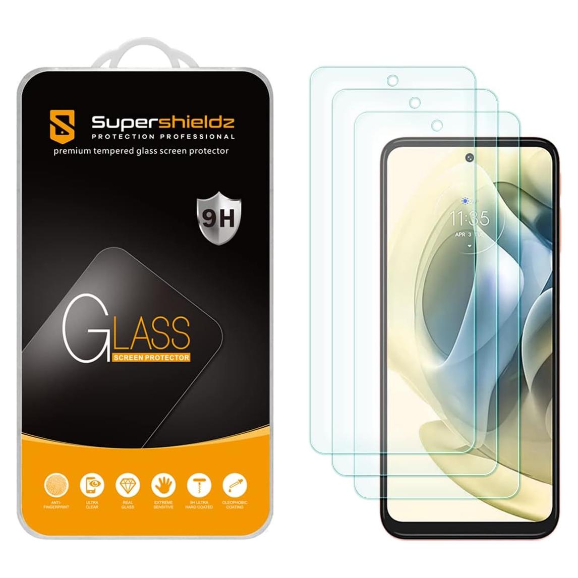 Protector de Pantalla Vidrio Templado Supershieldz para Moto G Stylus 2022