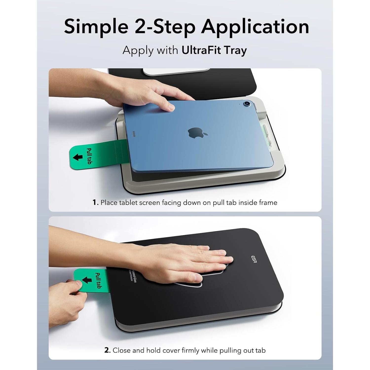 Protector de Pantalla ESR 9H para iPad 11" y 10" 2025/2022